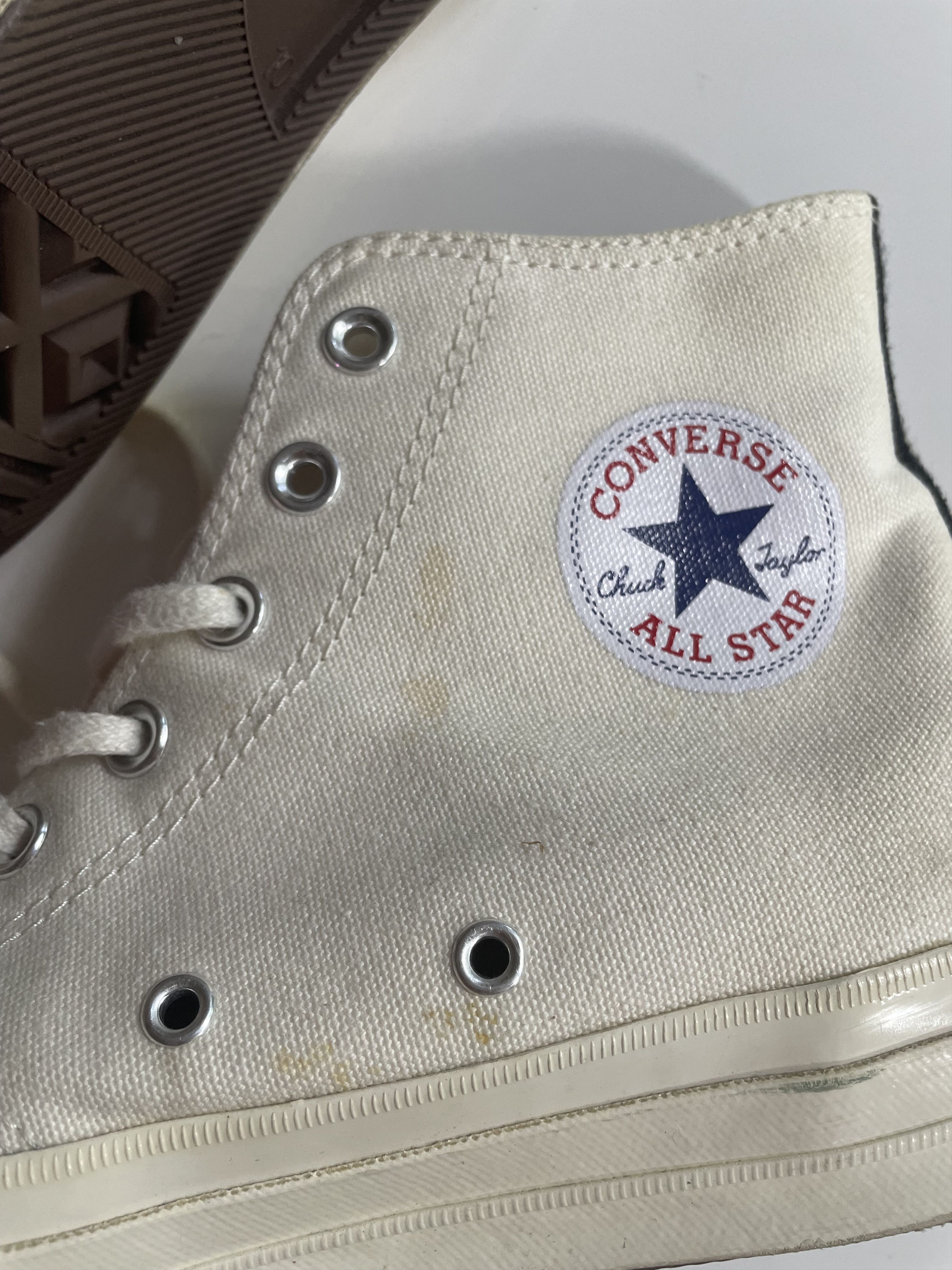 Comme des Garcons × Converse 💥💥 CONVERSE Chuck Taylor All Star 70 Hi - CDG PLAY White Size US 10 / EU 43 - 5 Thumbnail