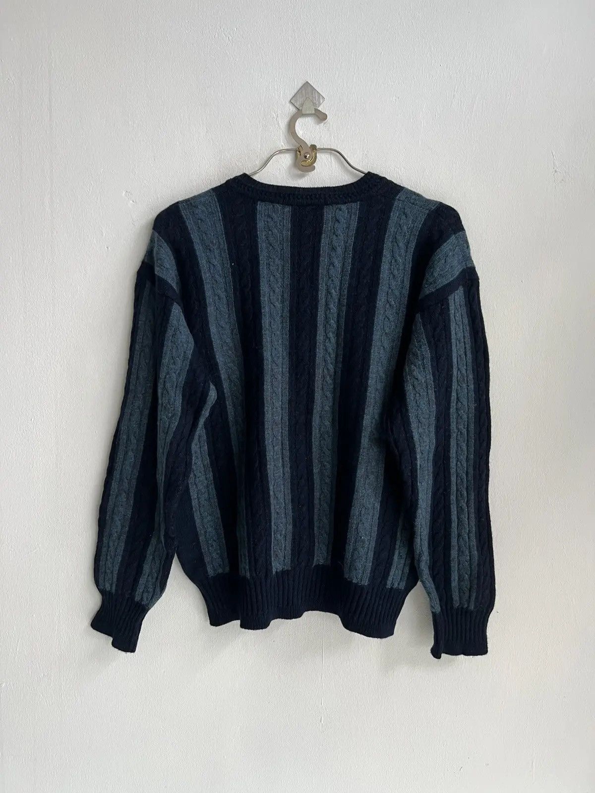 Yves Saint Laurent Vintage 90s Yves Saint Lauren 3D Cable Knitwear Sweater Size US M / EU 48-50 / 2 - 4 Thumbnail