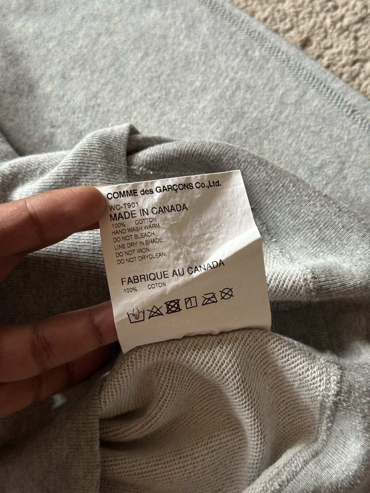 Comme des Garcons Homme Plus SS2018 Reigning Champ X Junya Watanabe EYE Reflective Logo Size US S / EU 44-46 / 1 - 13 Thumbnail