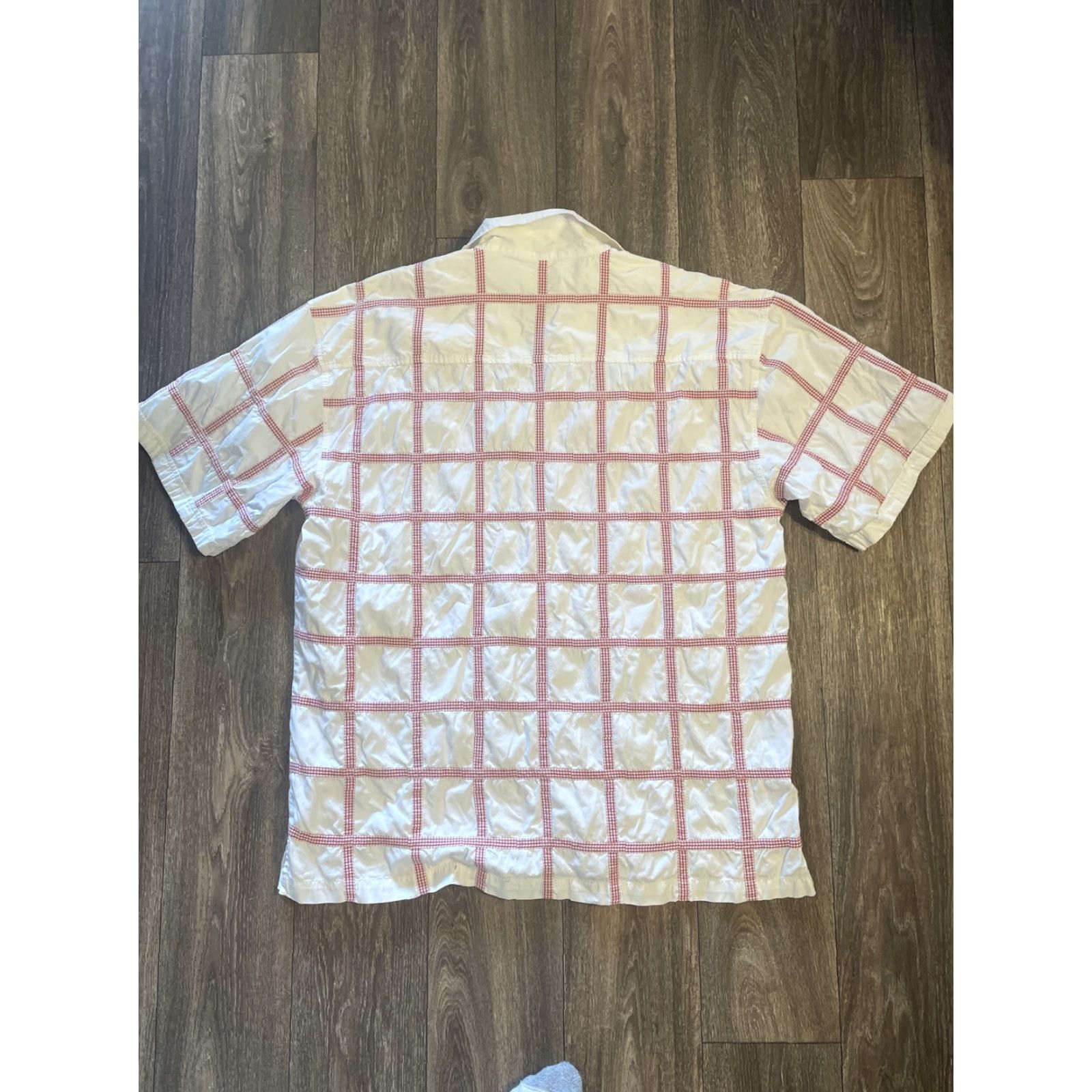 Akademiks VINTAGE Akademiks Checkered White Button-Up Shirt 2XL Hip Hop Short Sleeve Mens Size US XXL / EU 58 / 5 - 5 Thumbnail