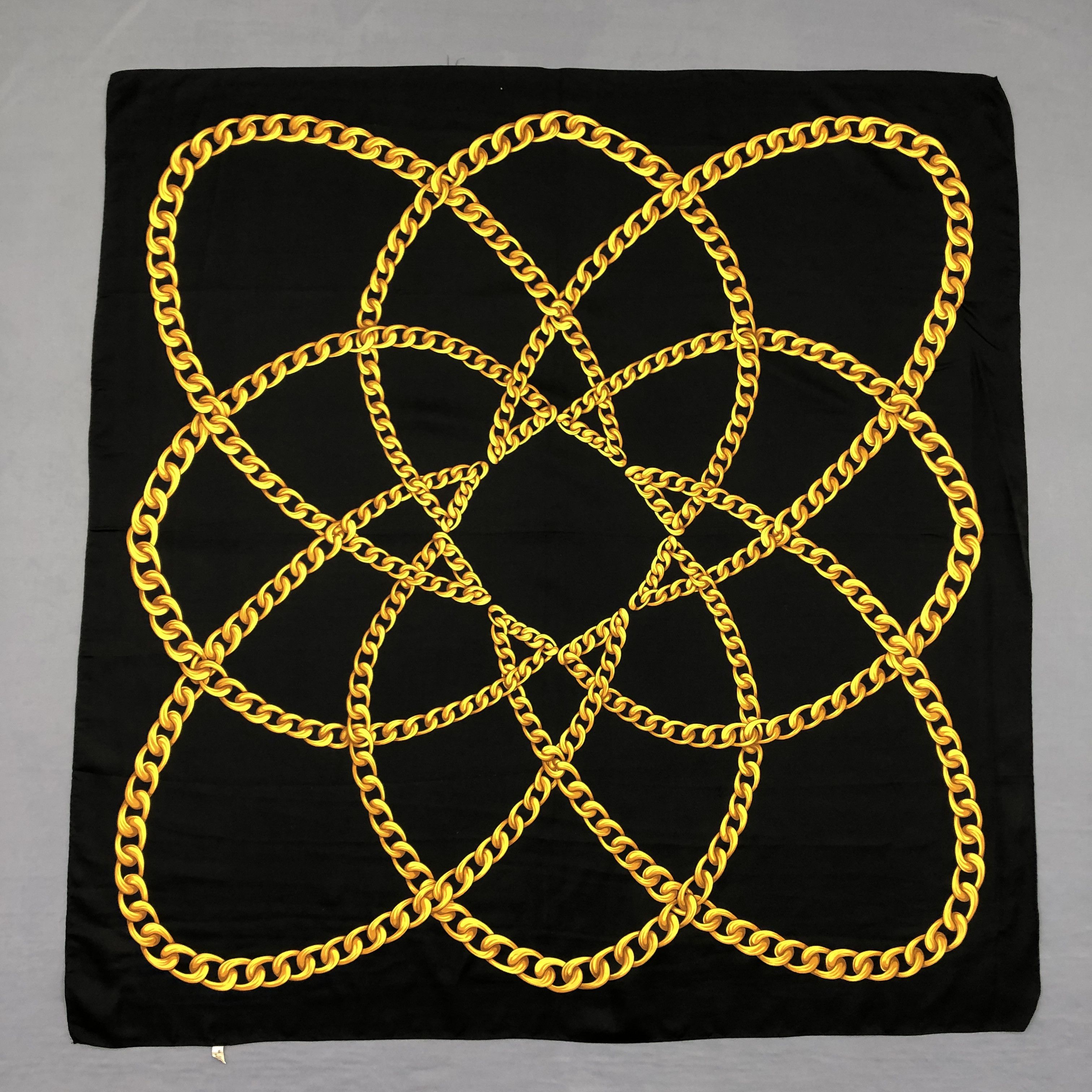 Other × Vintage Vintage Bracelet Motif SILK Scarf Twill Stole Wraps Scarves Size ONE SIZE - 1 Thumbnail