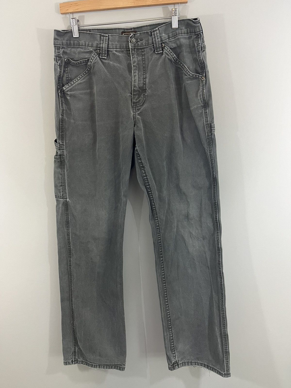 Vintage Thrashed Distressed Carpenter Sun Fade Pants Size US 34 / EU 50 - 1 Thumbnail