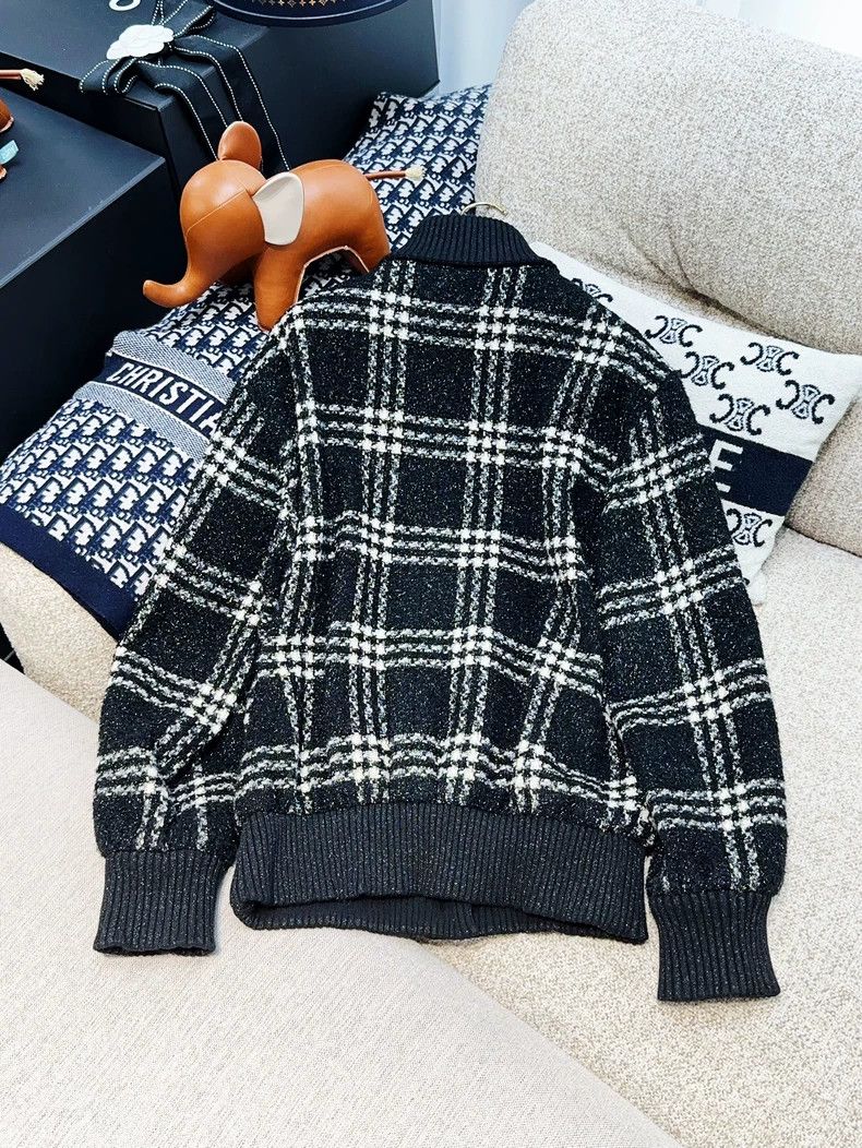 Chanel Chanel 22K black and white color block 36-yard plaid long- Size XS / US 0-2 / IT 36-38 - 3 Thumbnail