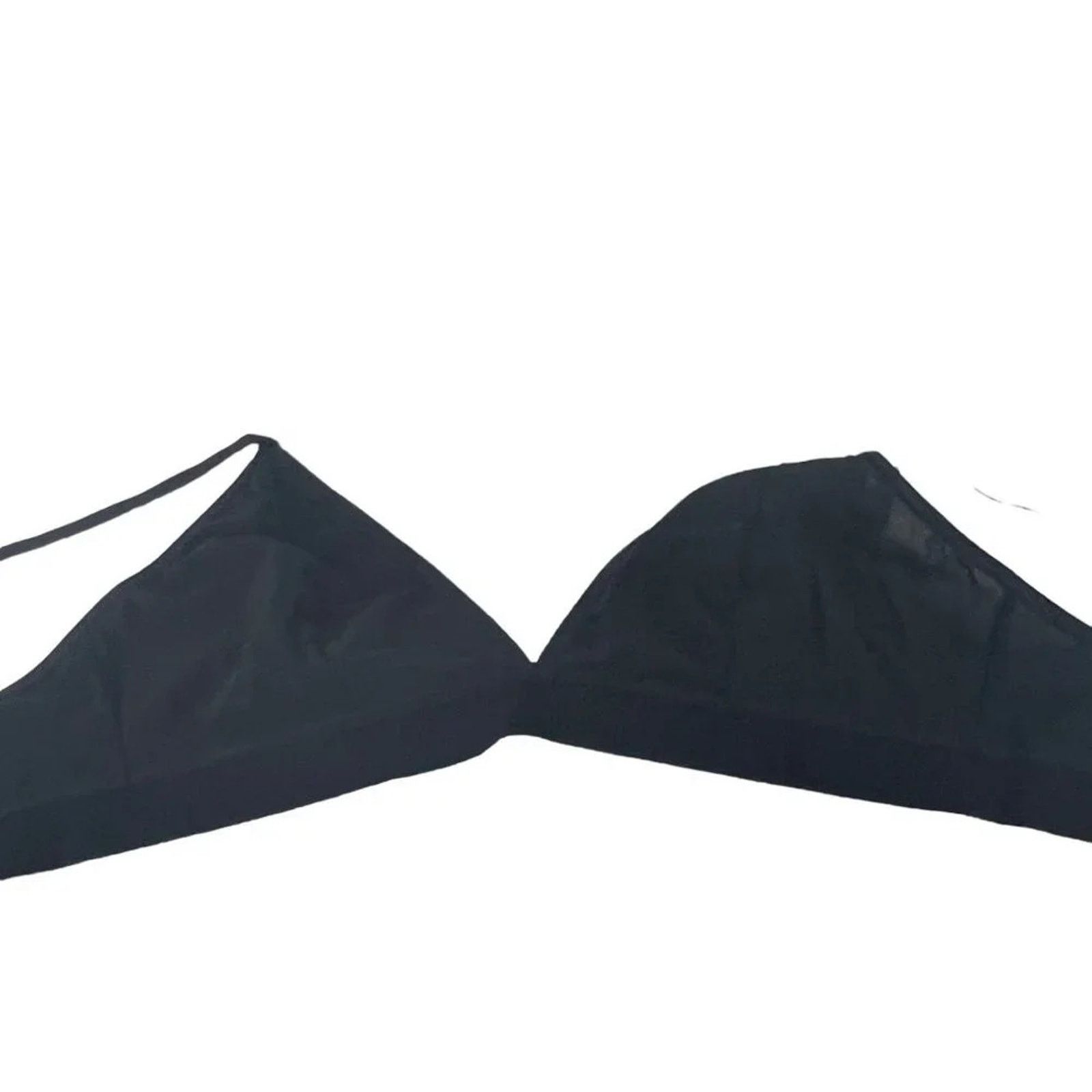 Old Navy Old Navy Mesh V-Neck Bralette Top Black Jack Bra Size Large Size ONE SIZE - 4 Thumbnail