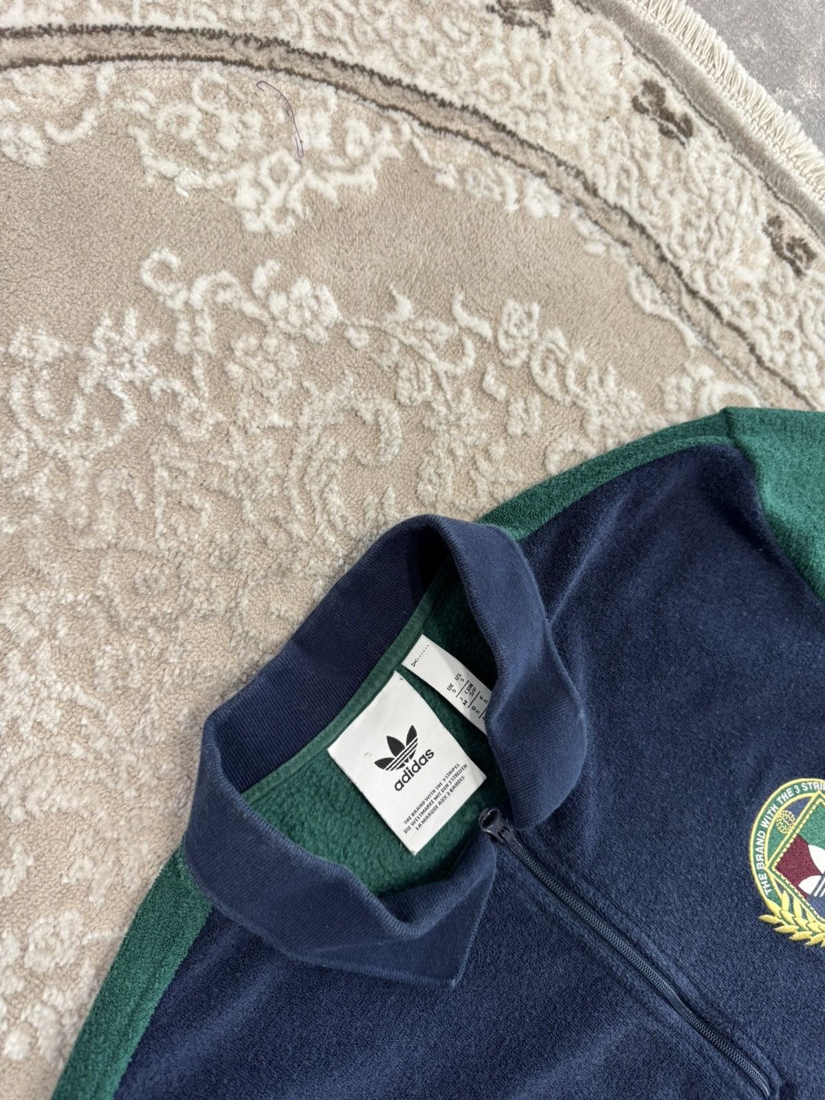 Adidas 🔥 Rare Vintage Adidas Fleece Zip sweatshirt Size US S / EU 44-46 / 1 - 2 Thumbnail
