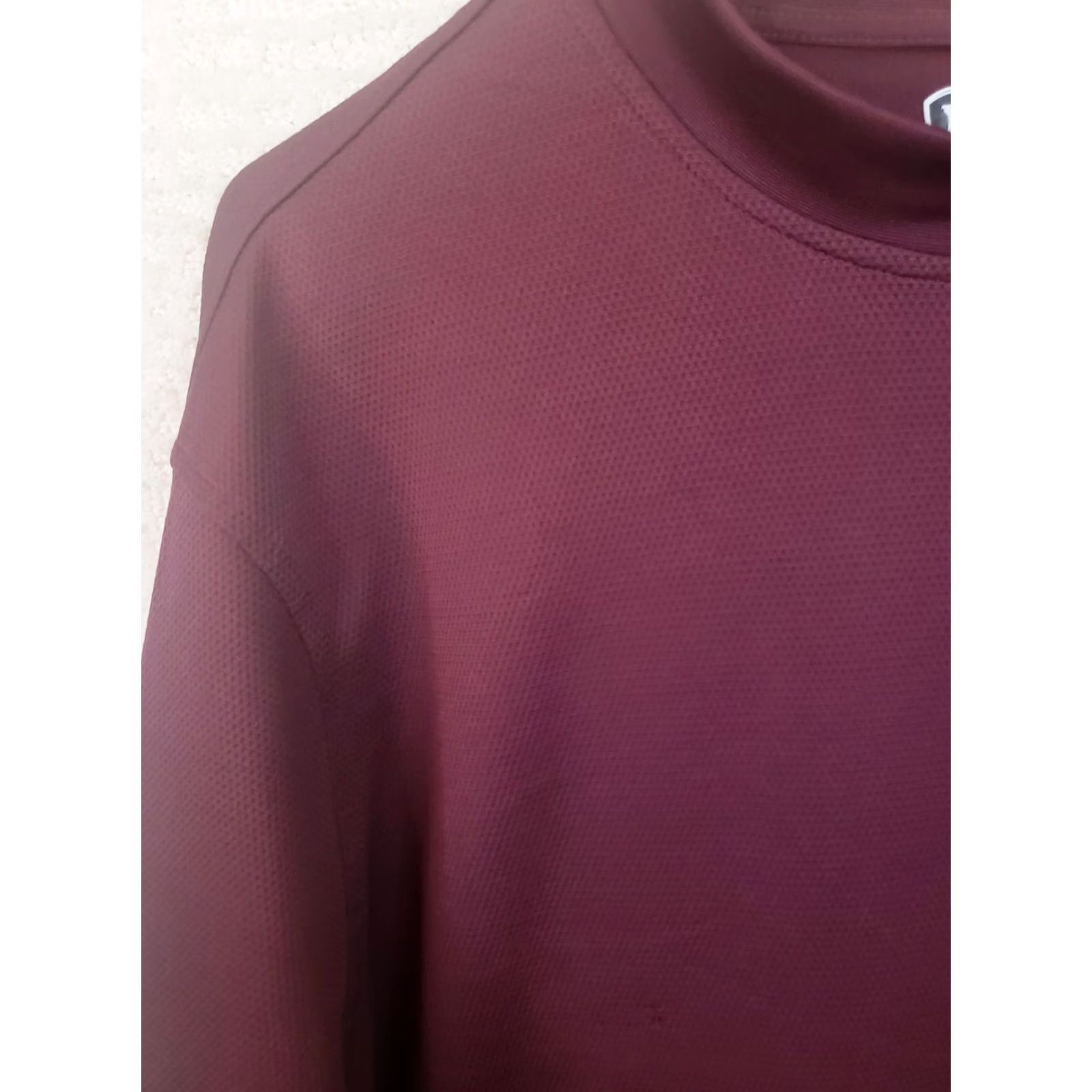 Vintage Pro Tour Shirt 2XLT Garnet Mock Pullover Long Sleeve Polyester Mens Shirt Size US XXL / EU 58 / 5 - 4 Thumbnail