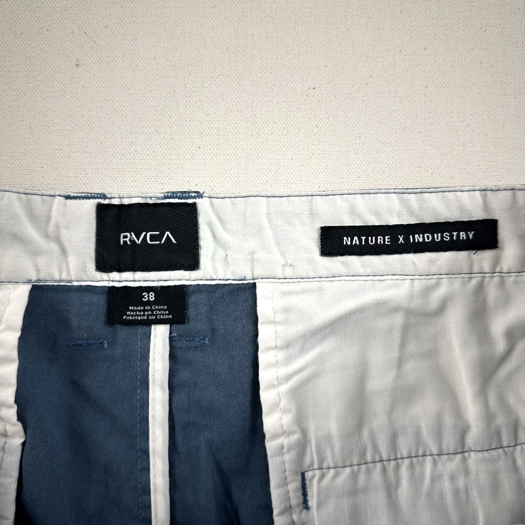 RVCA RVCA Nature X Industry Chino Shorts Blue Floral Print Adult Mens 38 NWT Size US 38 / EU 54 - 5 Thumbnail