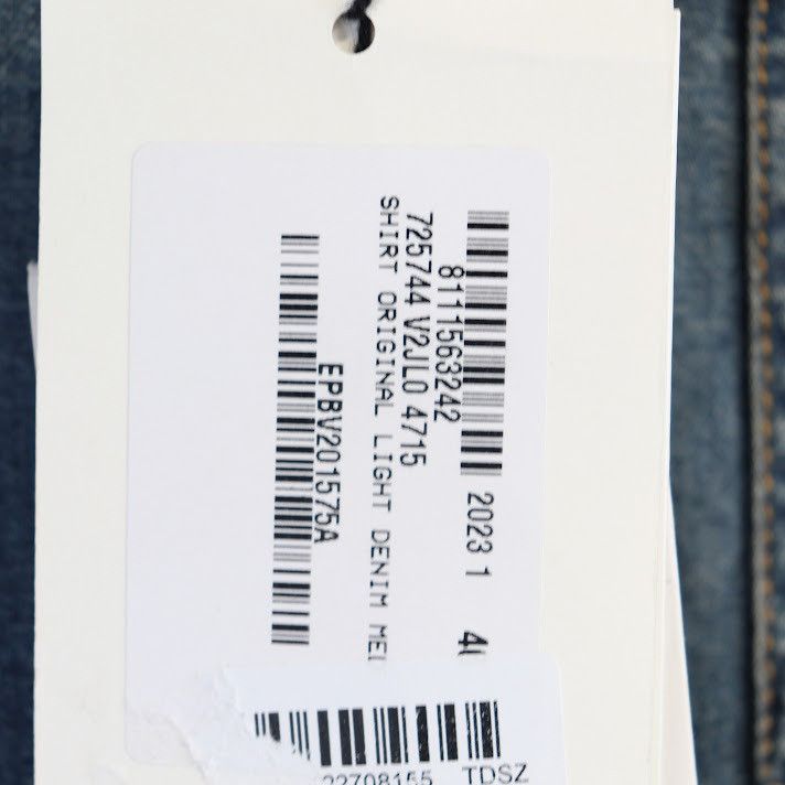 Bottega Veneta o1rshd1 Orignal Light Denim Shirt in Indigo Size US S / EU 44-46 / 1 - 15 Thumbnail