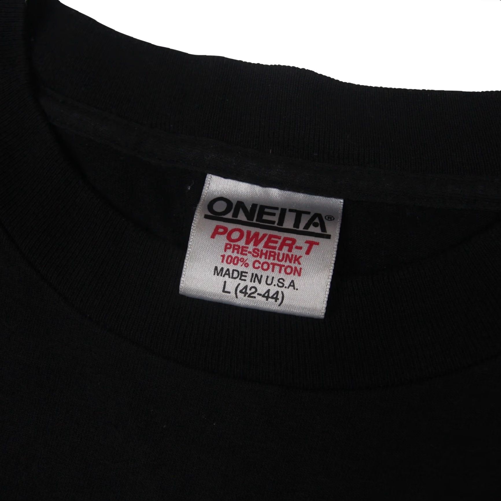Vintage VINTAGE Wolf Abstract Graphic T Shirt Men L Black Size US L / EU 52-54 / 3 - 3 Thumbnail