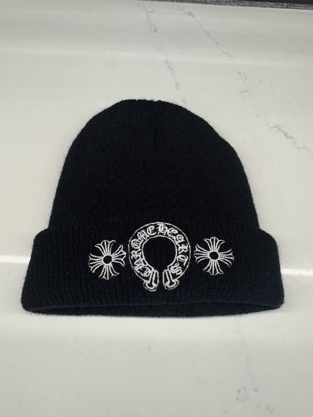 Chrome Hearts Chrome hearts horseshoe ch plus logo wool beanie