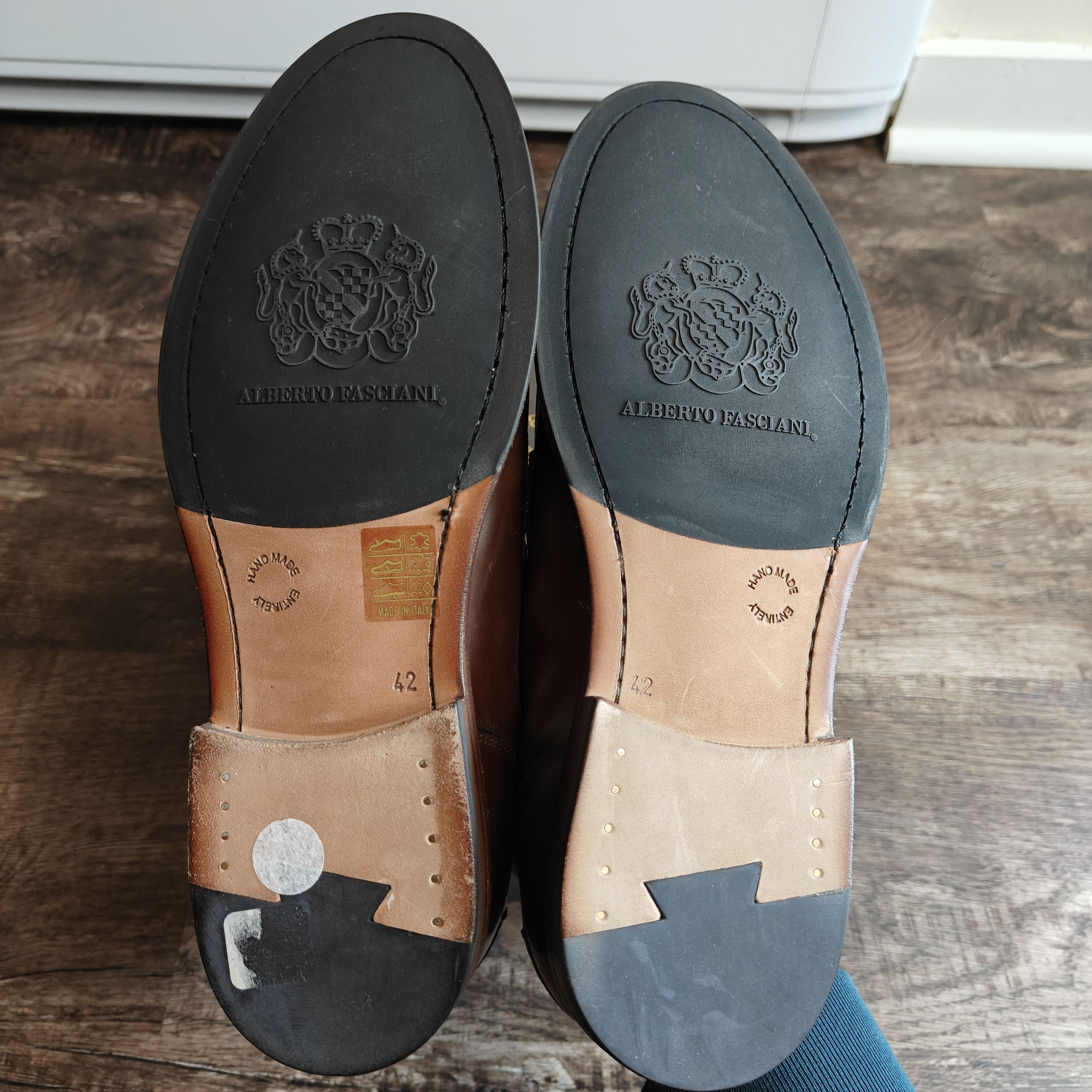 Alberto Fasciani NEW Calfskin leather penny loafers $635 Size US 9 / EU 42 - 14 Thumbnail