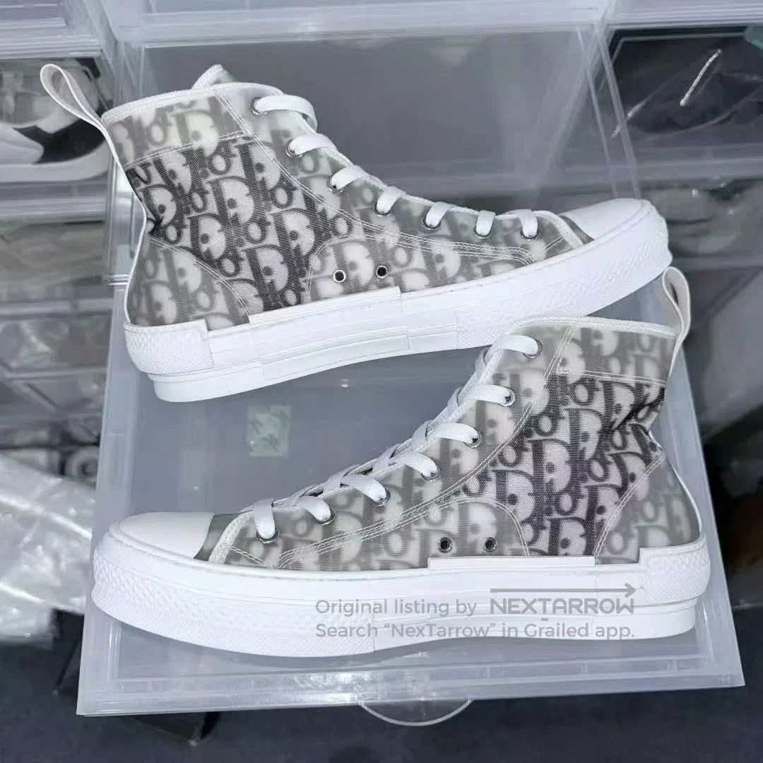 Dior dior b23 sneakers in black and white. Size US 10 / EU 43 - 3 Thumbnail