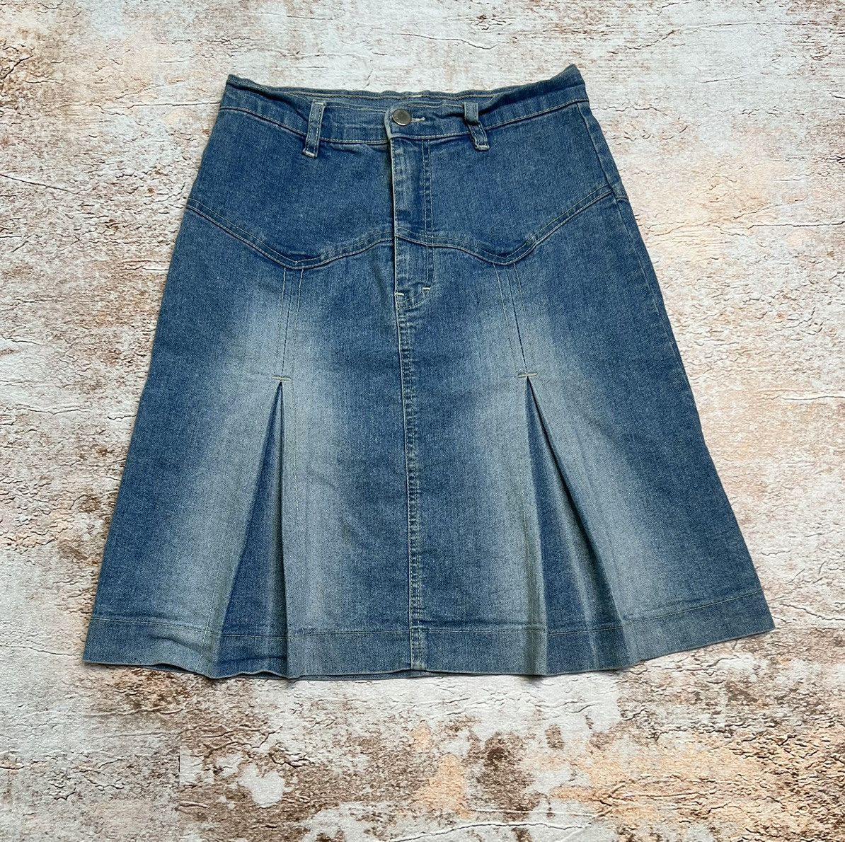 Miss Sixty × Vintage Miss Sixty vintage denim flare skirt Size 26" / US 2 / IT 38 - 1 Thumbnail