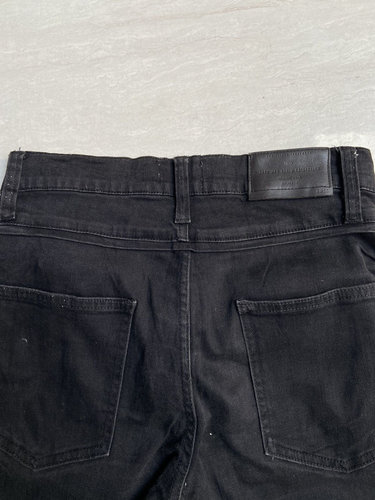 Zara ZARA MAN Black Buttonfly Zip Denim Size US 28 / EU 44 - 13 Thumbnail