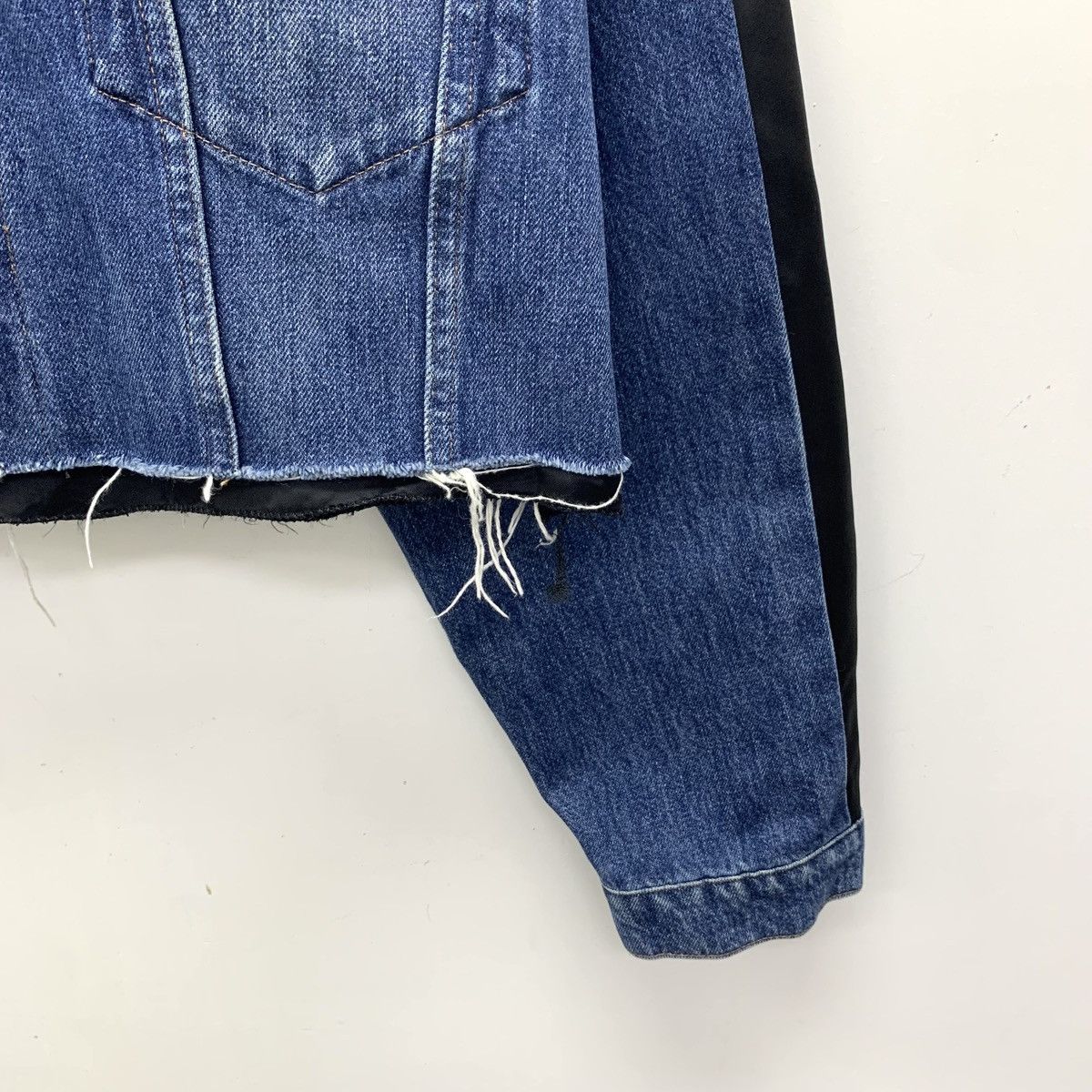 Miu Miu Miu Miu 22 blue logo monogrammed embroidered denim jacket Size M / US 6-8 / IT 42-44 - 4 Thumbnail