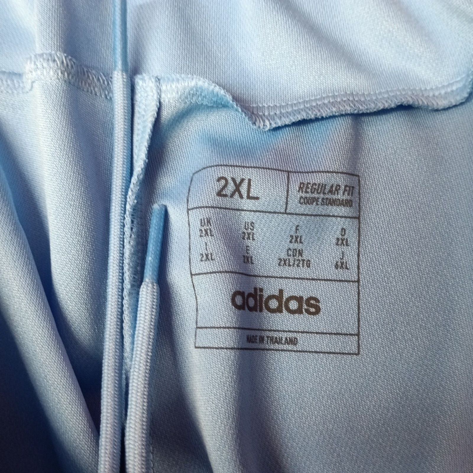 Adidas Adidas TR-ES PIQUE 3-Stripes 3SHO Shorts Men's Size 2XL Blue Size US 38 / EU 54 - 3 Thumbnail