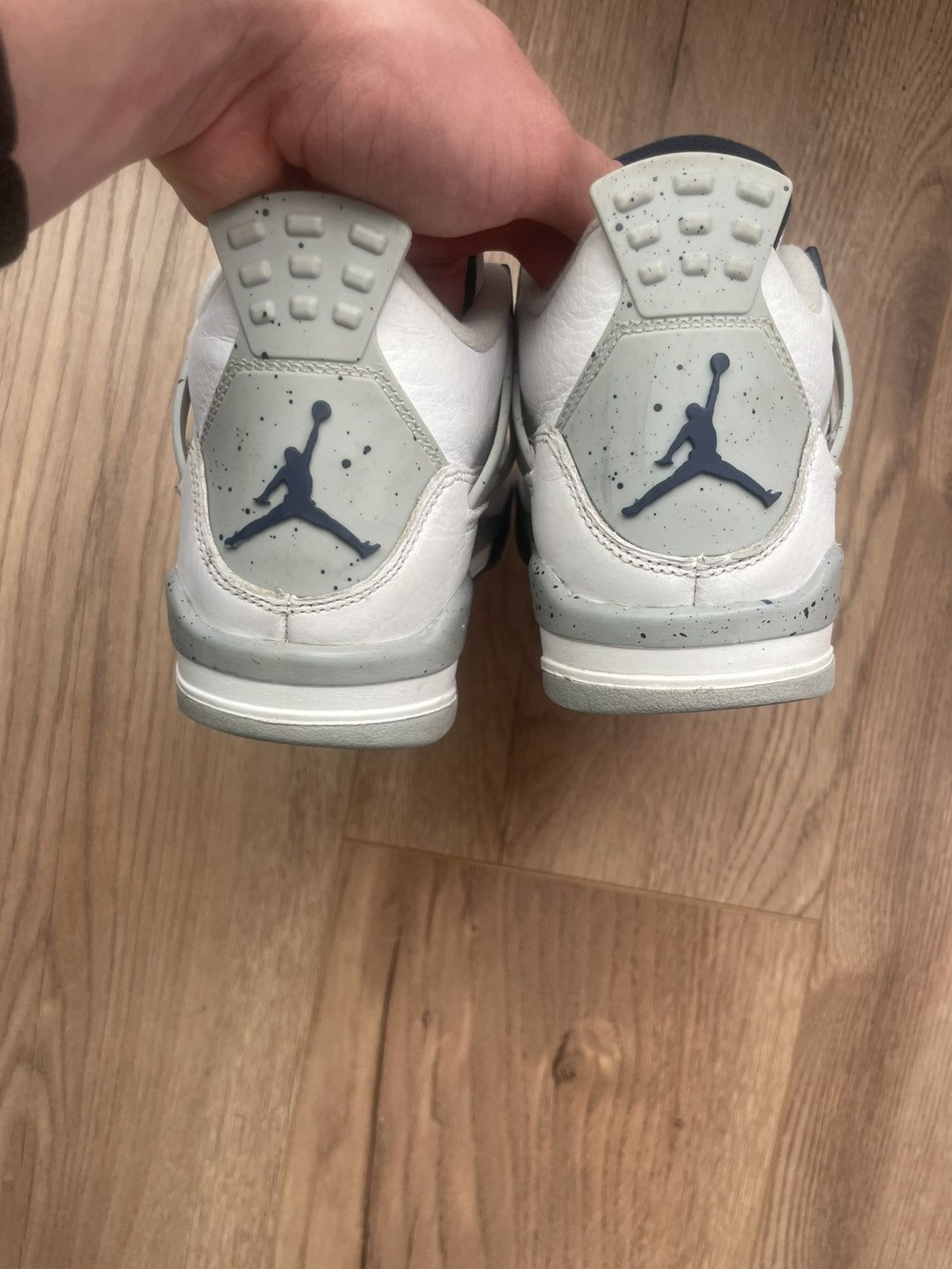 Jordan Brand Jordan 4 White Midnight Navy Size US 6.5 / EU 39-40 - 4 Thumbnail