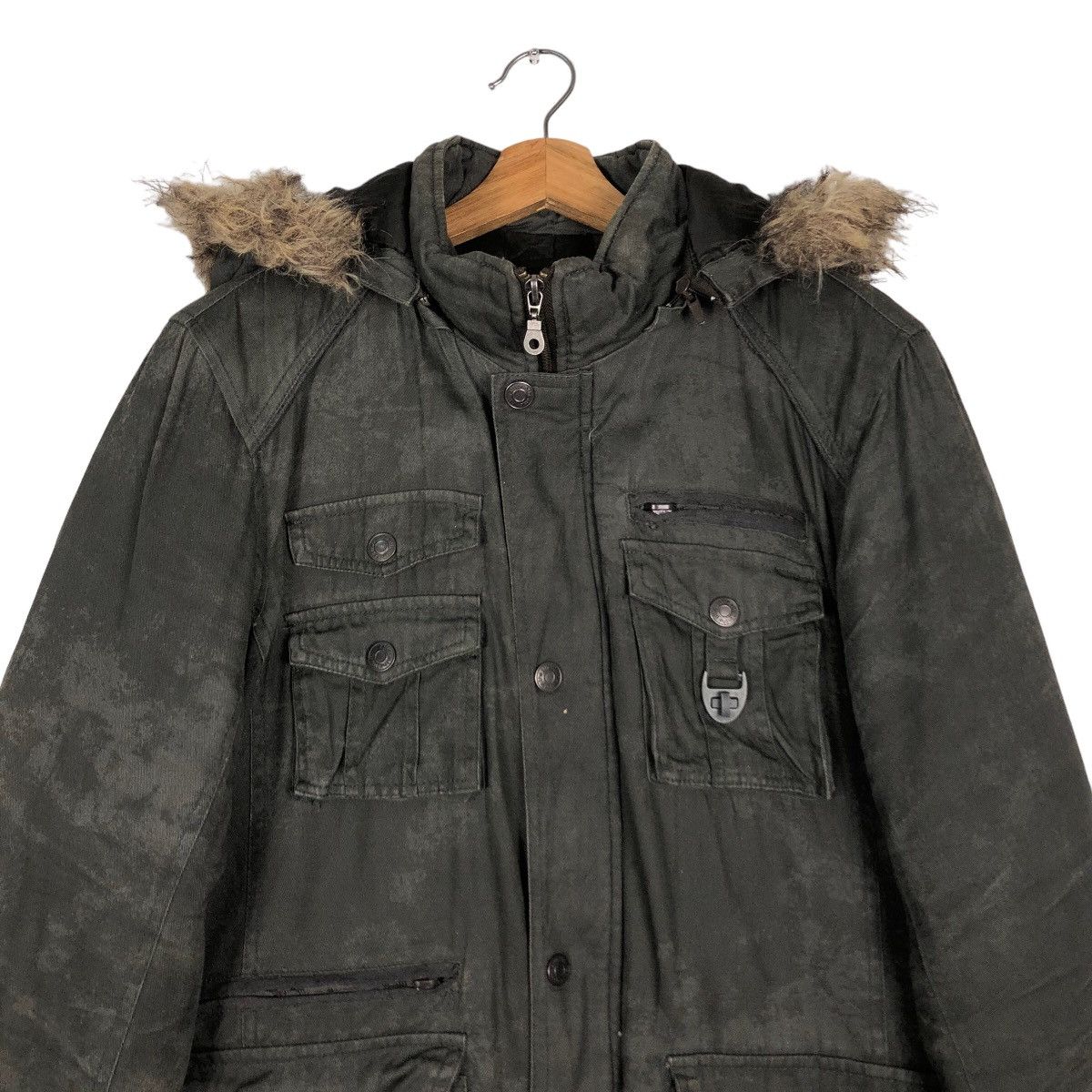 Hysteric Glamour Vintage Parka Jacket In The Attic Mink Fur Hoodie PunkStyle Size US L / EU 52-54 / 3 - 3 Thumbnail