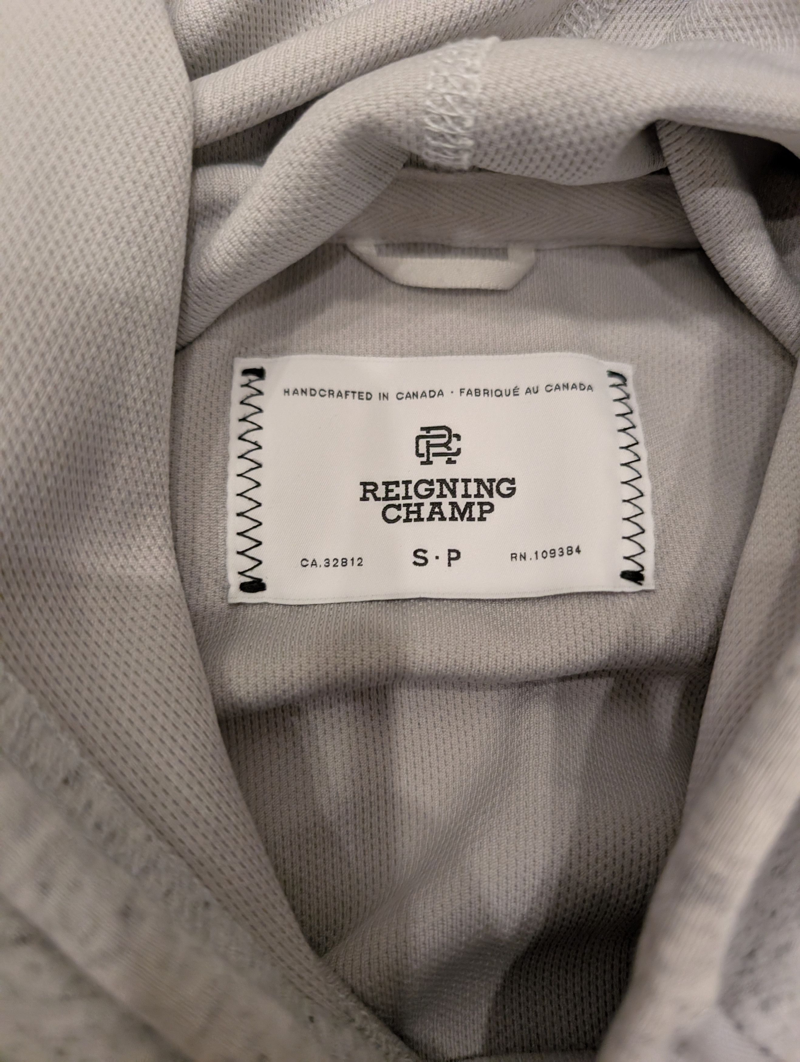 Reigning Champ Reigning Champ Heathered Gray Pullover Hoodie Made in Canada Size US S / EU 44-46 / 1 - 3 Thumbnail