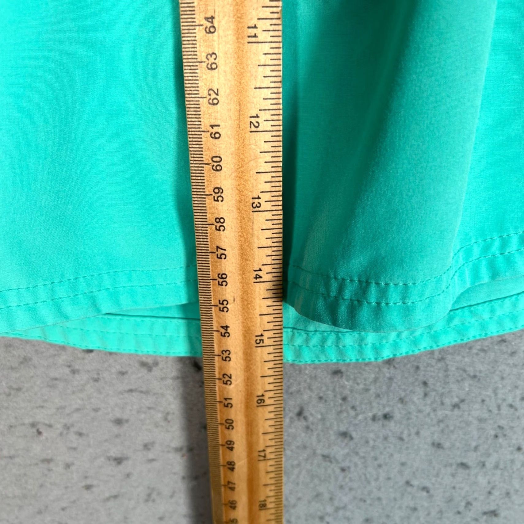 Patagonia VINTAGE Patagonia Skirt Womens Medium Turquoise Elastic Waist Pockets Athletic Short Read READ Size 32" / US 10 / IT 46 - 5 Thumbnail