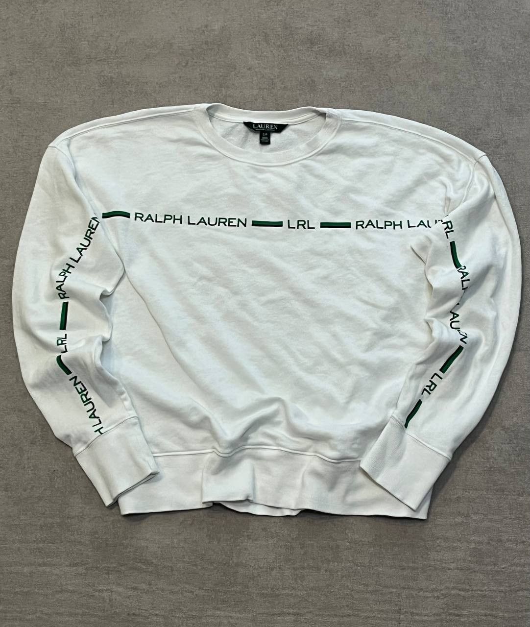 Lauren Ralph Lauren Polo Ralph Lauren Sweatshirt Long Sleeve Logo LRL PRL White Size S / US 4 / IT 40 - 1 Thumbnail