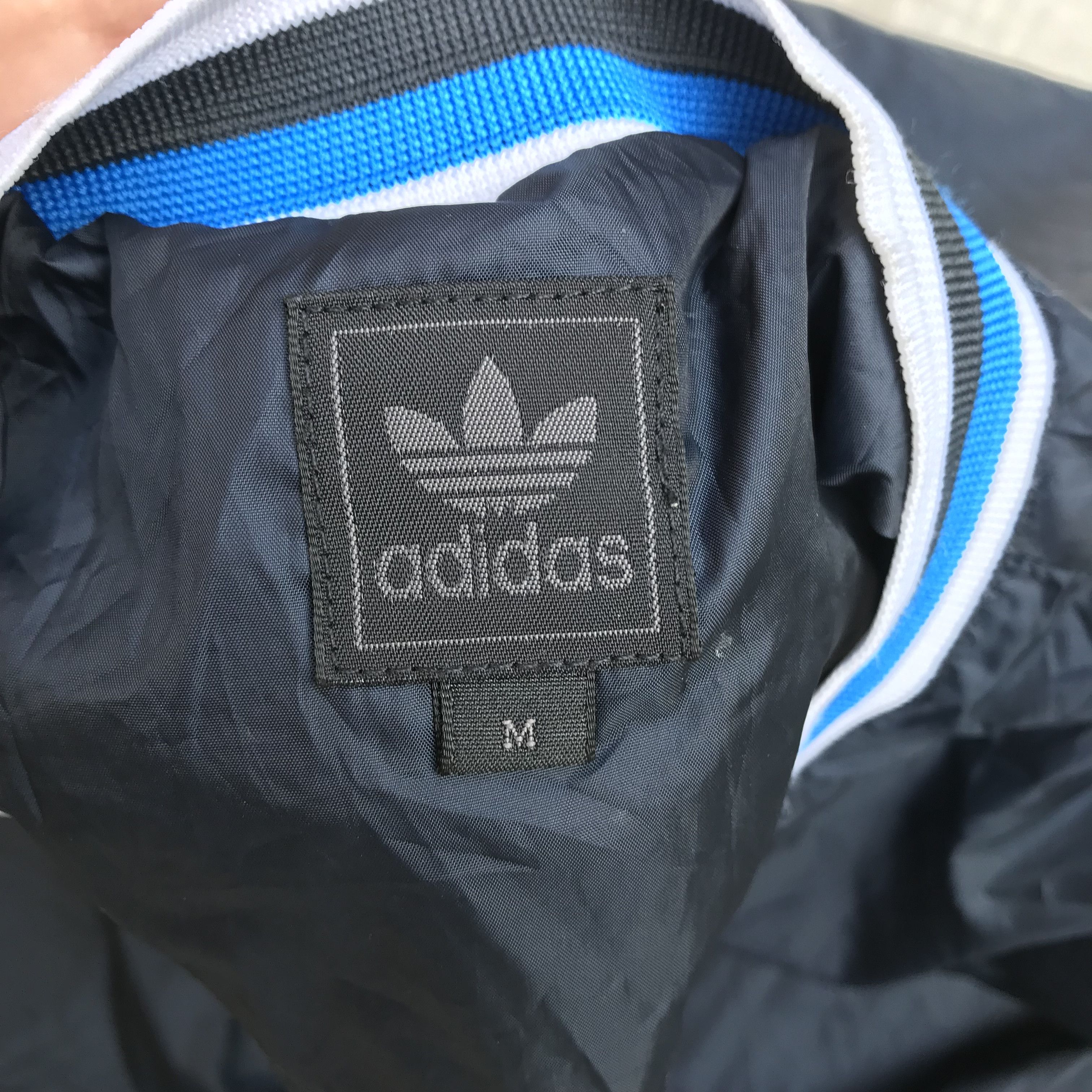Adidas Adidas Originals Halfzipper nylon navy blue jacket Size US M / EU 48-50 / 2 - 4 Thumbnail