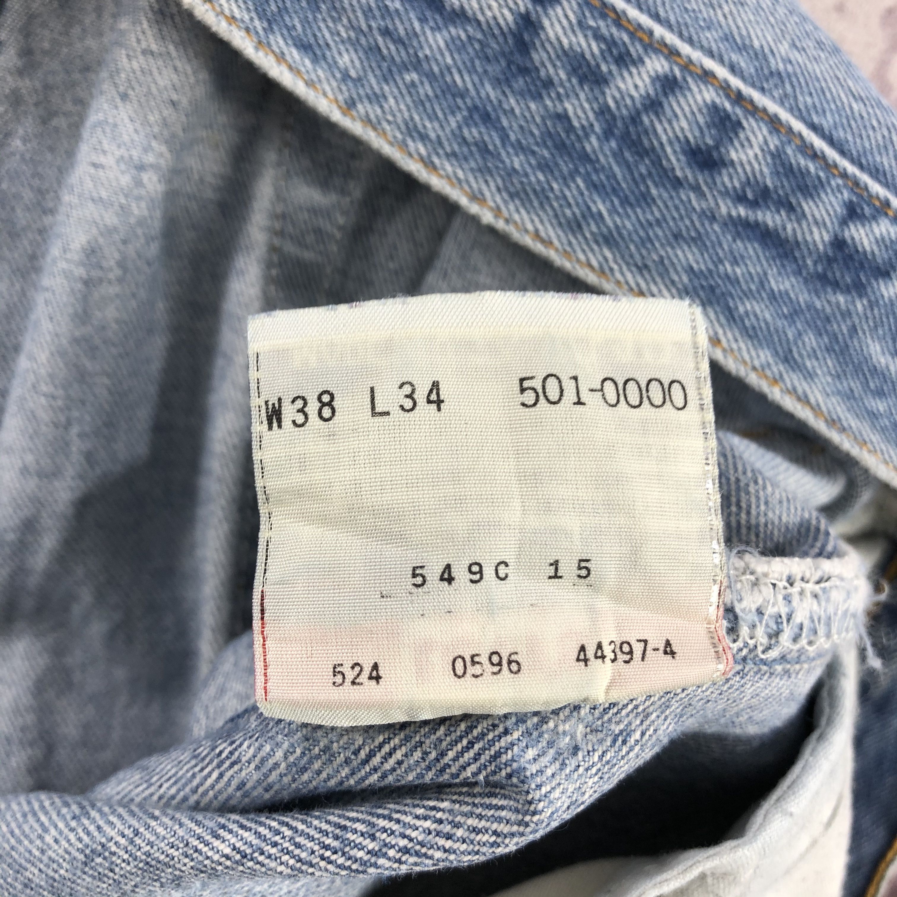 Levi's Vintage 90s Levis 501 Jeans-JM2929 Size US 36 / EU 52 - 14 Thumbnail
