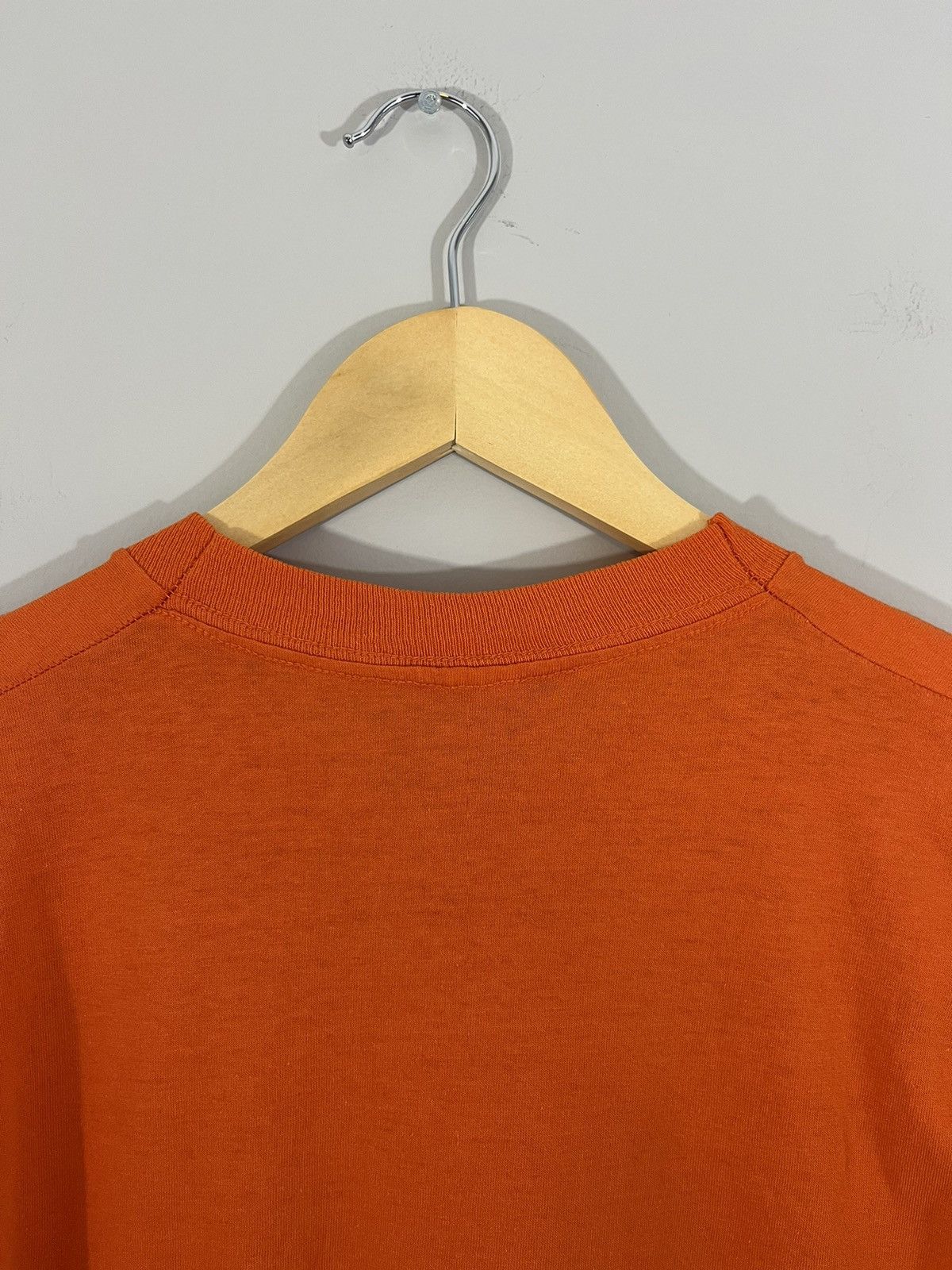 Vintage Single Stitch Blank Basic Distressed 80s Tee Size US S / EU 44-46 / 1 - 6 Thumbnail