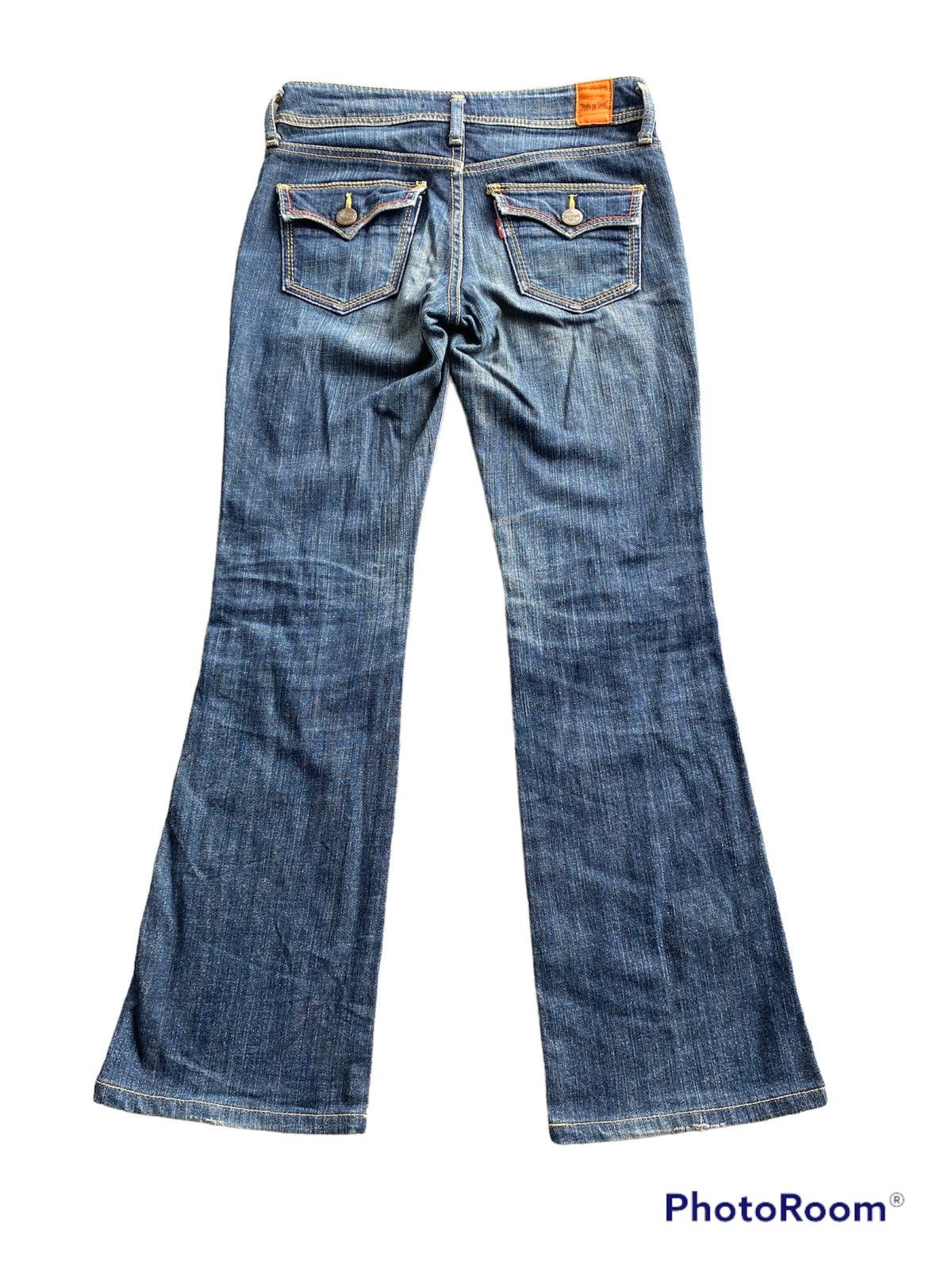 Levi's × Vintage Flare Jeans Levi’s Lady Style Mud Rusty Size 28" / US 6 / IT 42 - 2 Thumbnail
