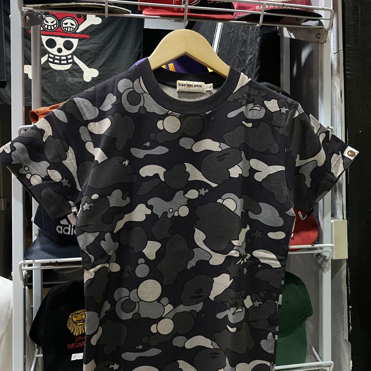 Bape Bape - A Bathing Ape Multi Full Camo Sta Psyche S Tee Size US S / EU 44-46 / 1 - 3 Thumbnail