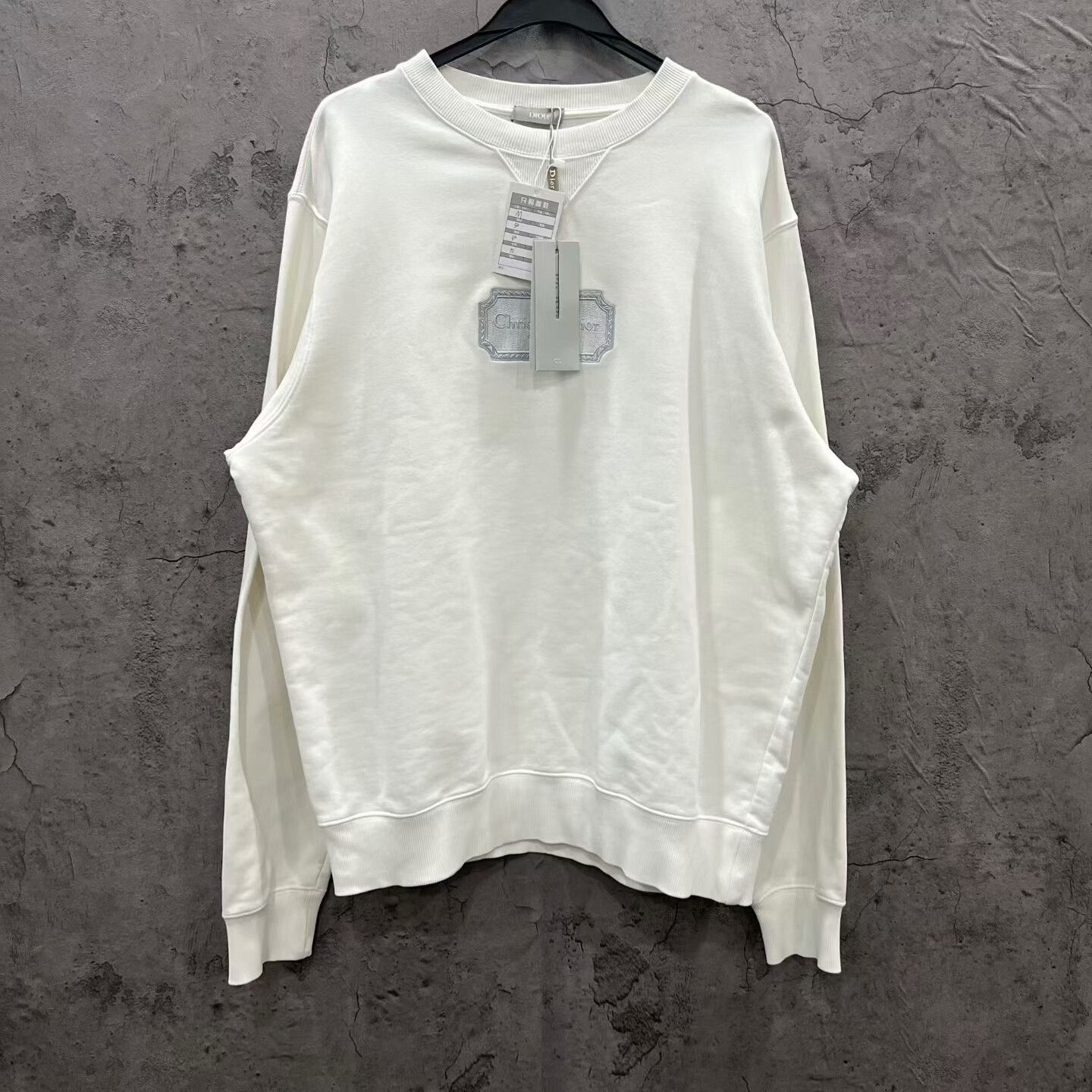 Dior Dior CD Embroidered Logo Crewneck Sweatshirt Size US M / EU 48-50 / 2 - 1 Thumbnail
