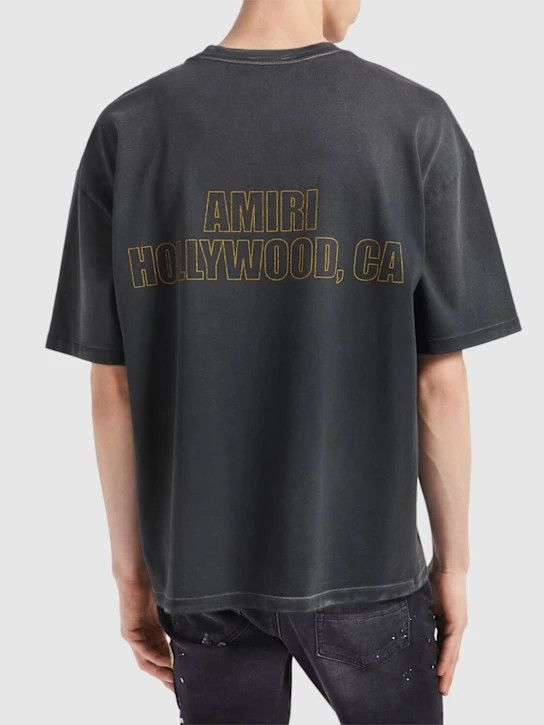 Amiri o1lsvrm0425 Vintage MA Eagle OS t-Shirt in Black Size US XXL / EU 58 / 5 - 4 Thumbnail