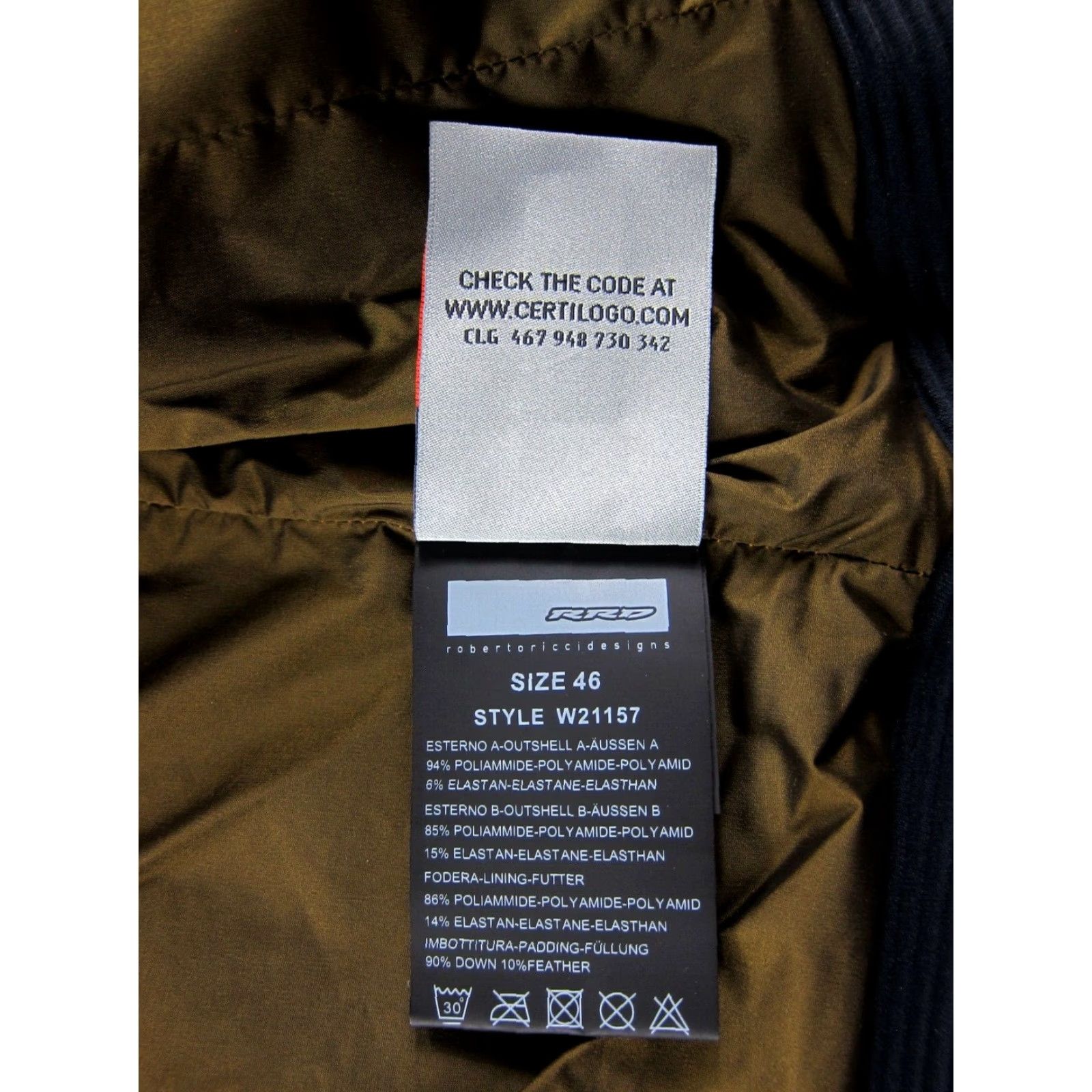 4SDESIGNS Roberto Ricci Designs Blue Quilt Stretch Feather Down Hood Puff Jacket Men S/46 Jacket Mens S Blue Down Feathers Hooded Insulated Softshell Zipper Size US S / EU 44-46 / 1 - 7 Thumbnail