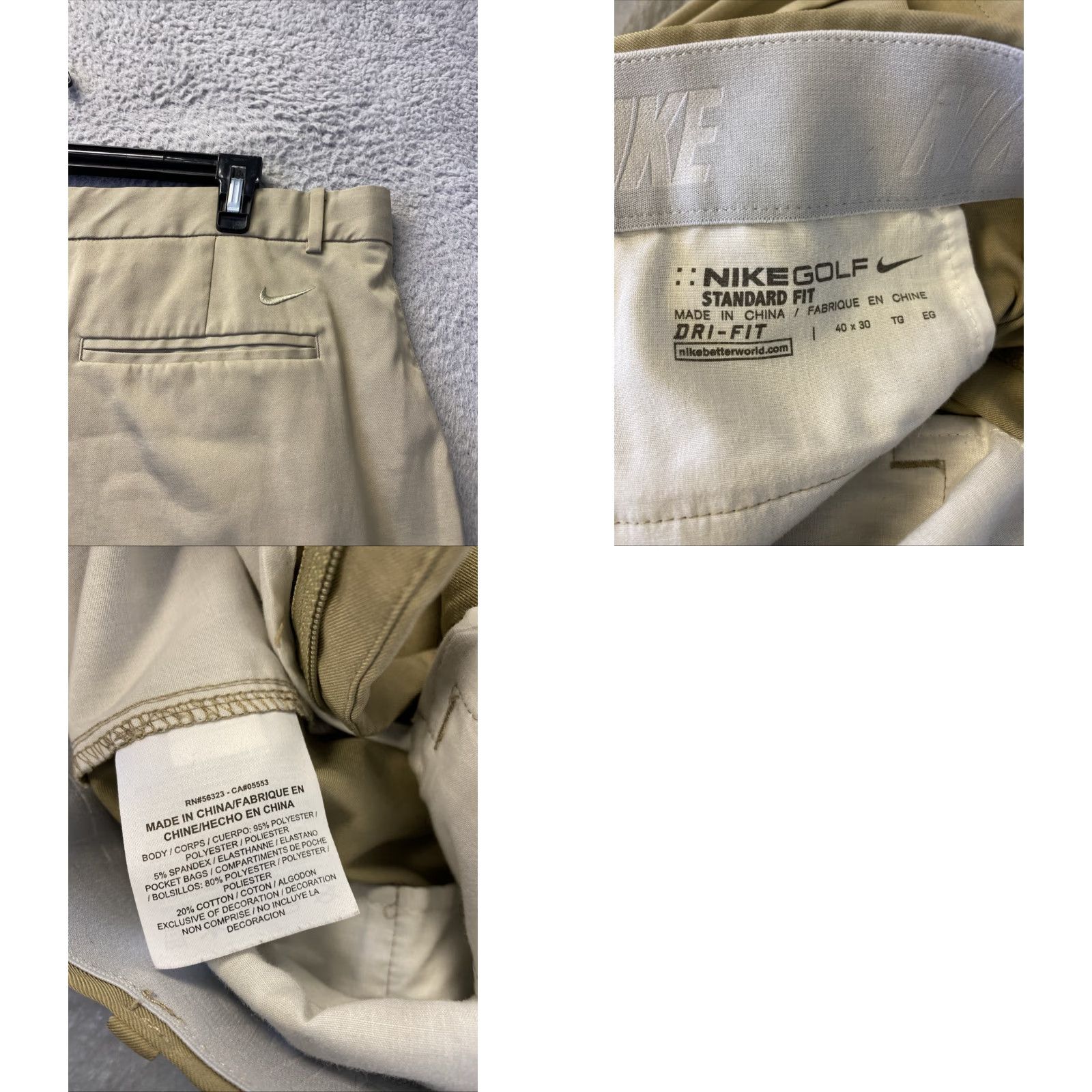 Nike Nike Golf Mens 40 X 30 Pants Performance Golf Pockets 149-5 Size US 40 / EU 56 - 8 Thumbnail