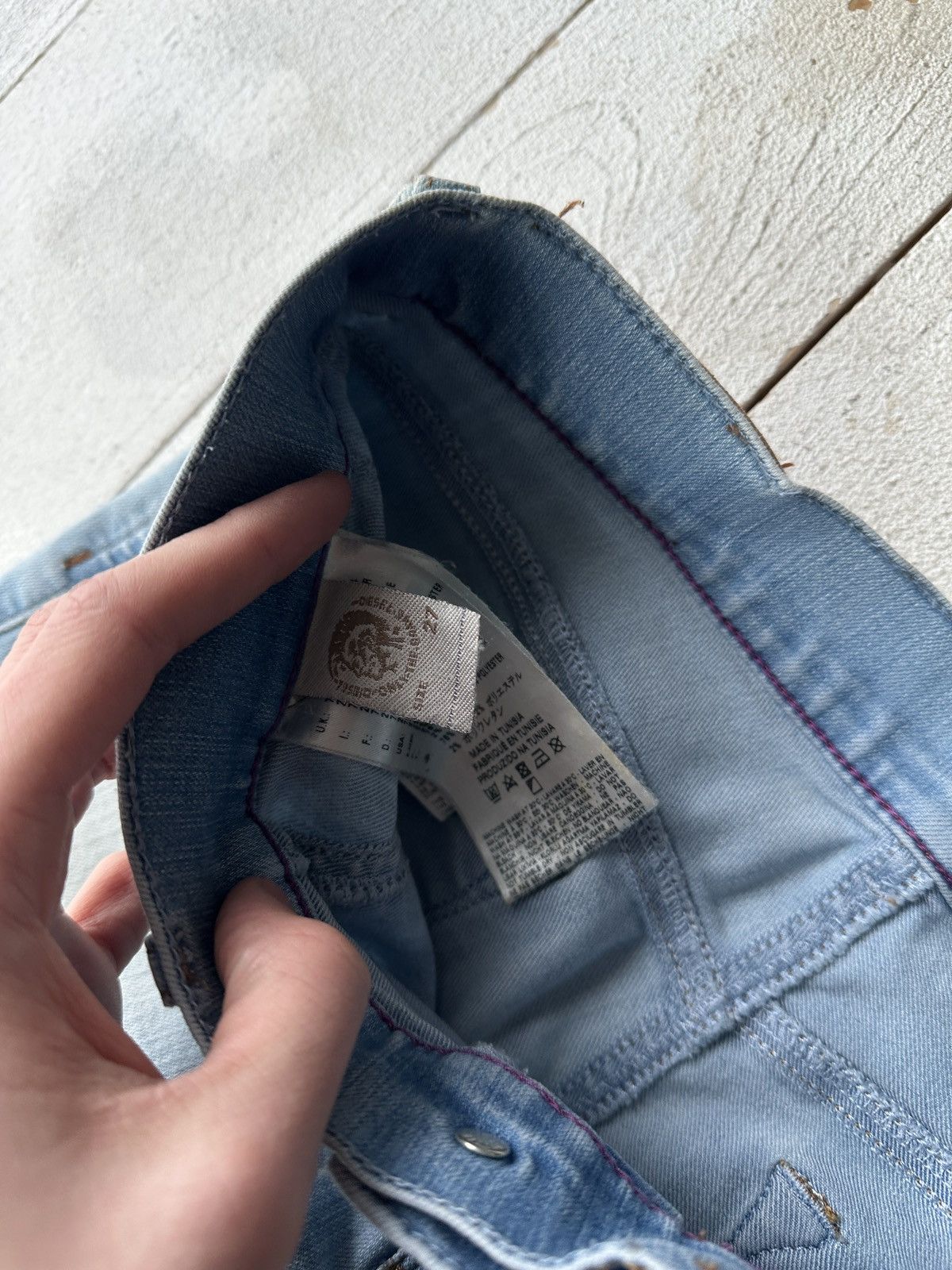 Diesel 🚨Gothic Diesel Regular Slim relax Flared Jeans Womens Size 27" / US 4 / IT 40 - 10 Thumbnail