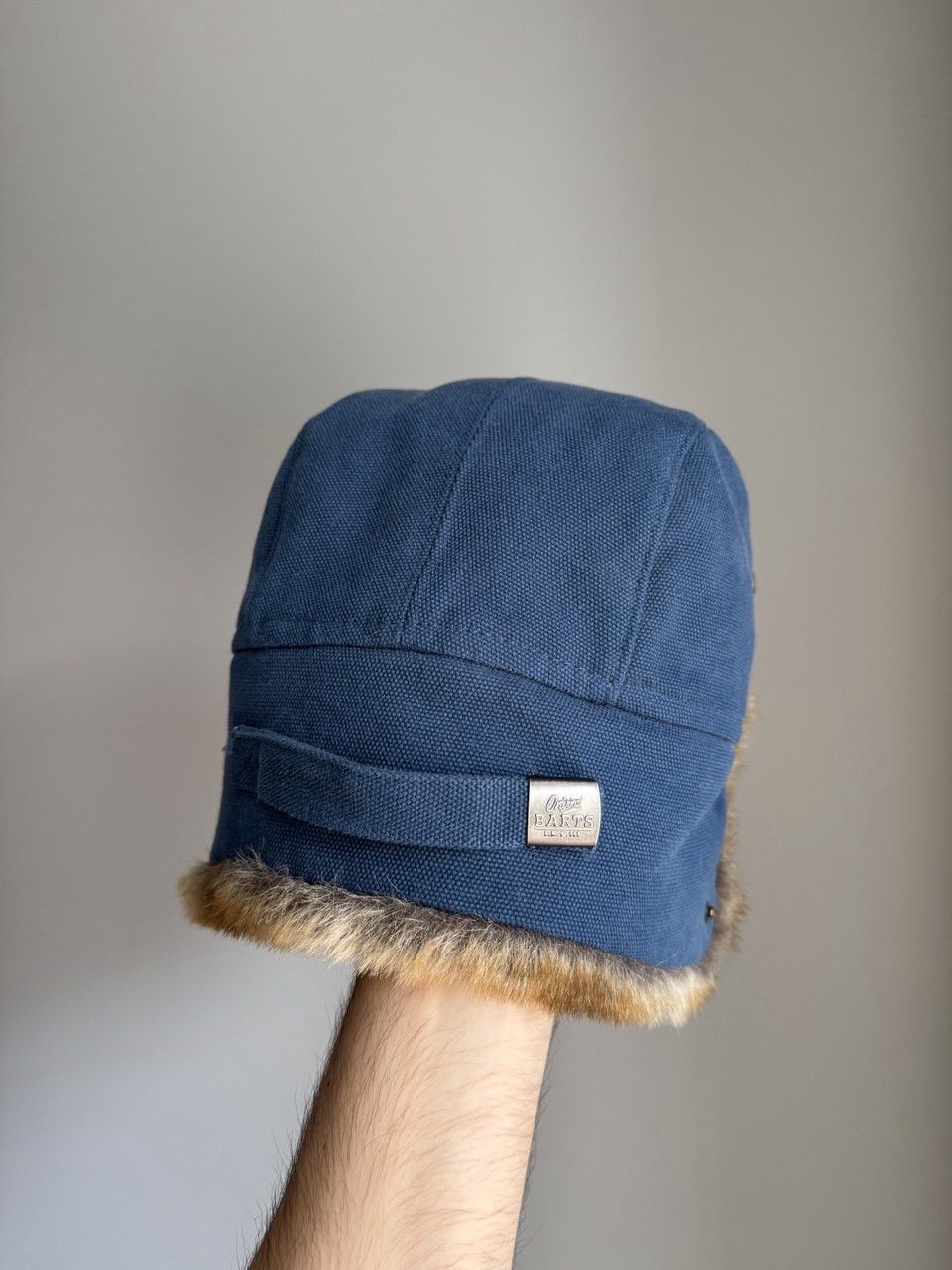 Other Vintage Barts Denim Ushanka Trapper Hat Fur Fuzzy Winter Size ONE SIZE - 4 Thumbnail