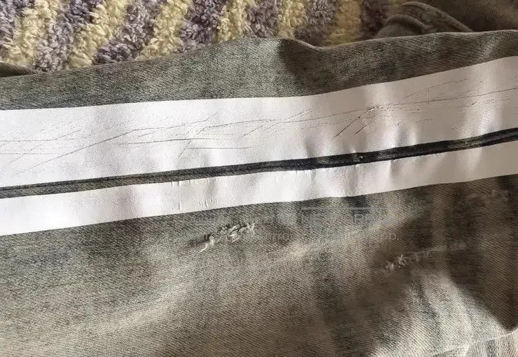 Amiri Sz 33 Amiri Side Stripe Distressed Denim. Size US 33 - 5 Thumbnail