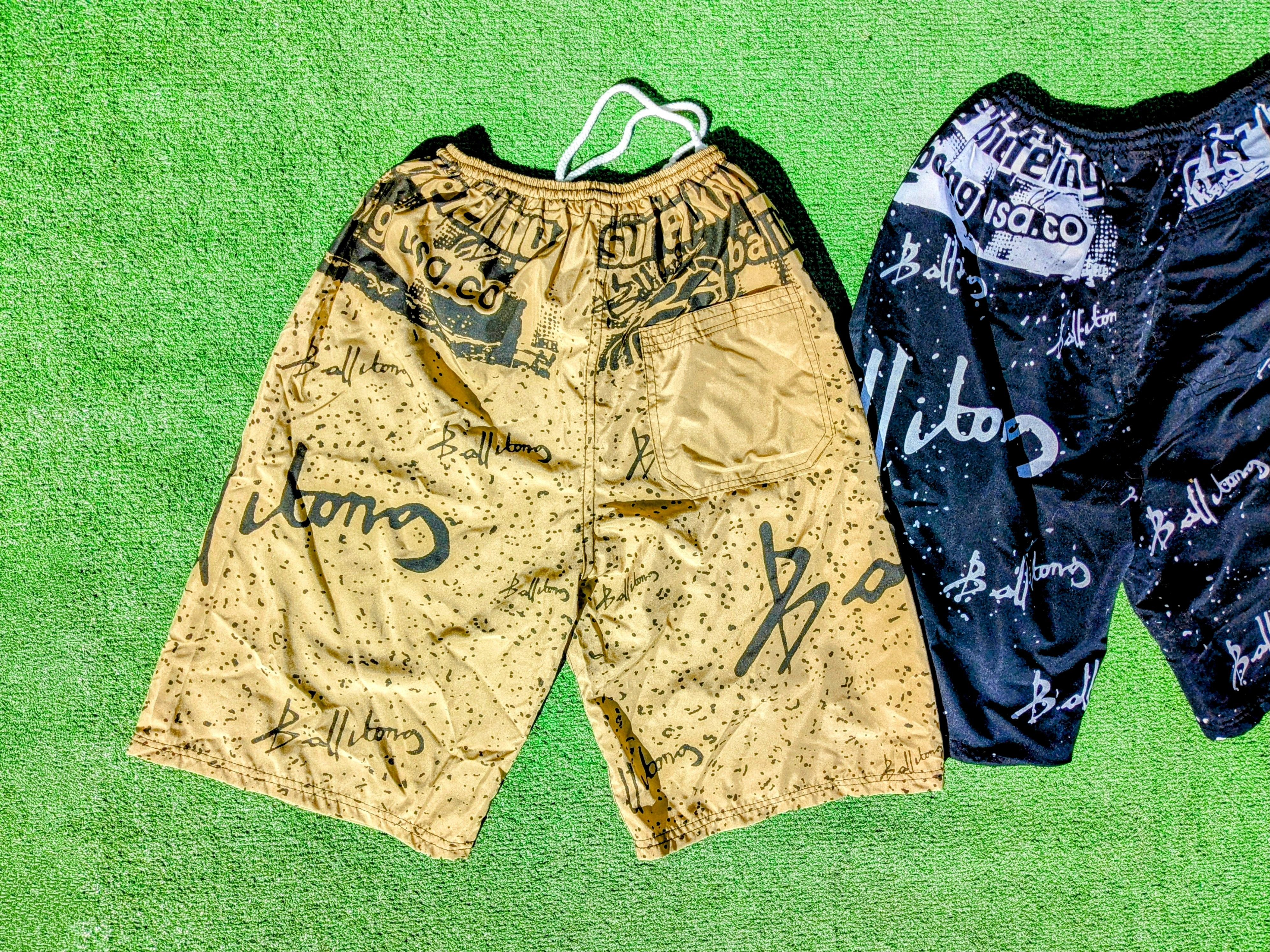 Designer Bali Surfing Sport Beach Long Bathing Suit Drawstring Shorts Size US 32 / EU 48 - 9 Thumbnail