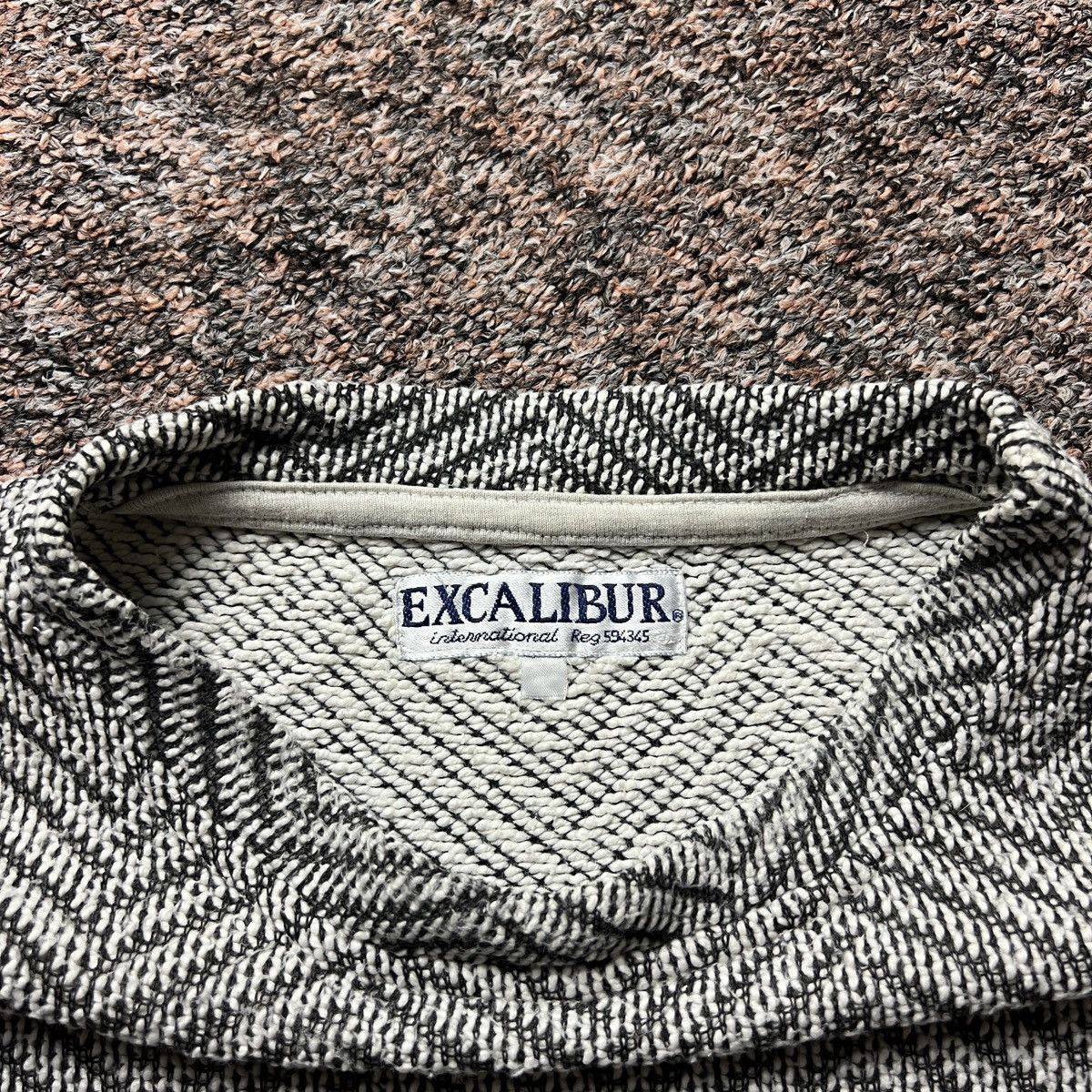 Vintage Vintage Sweter Excalibur Oversize 90s Size US XL / EU 56 / 4 - 8 Thumbnail