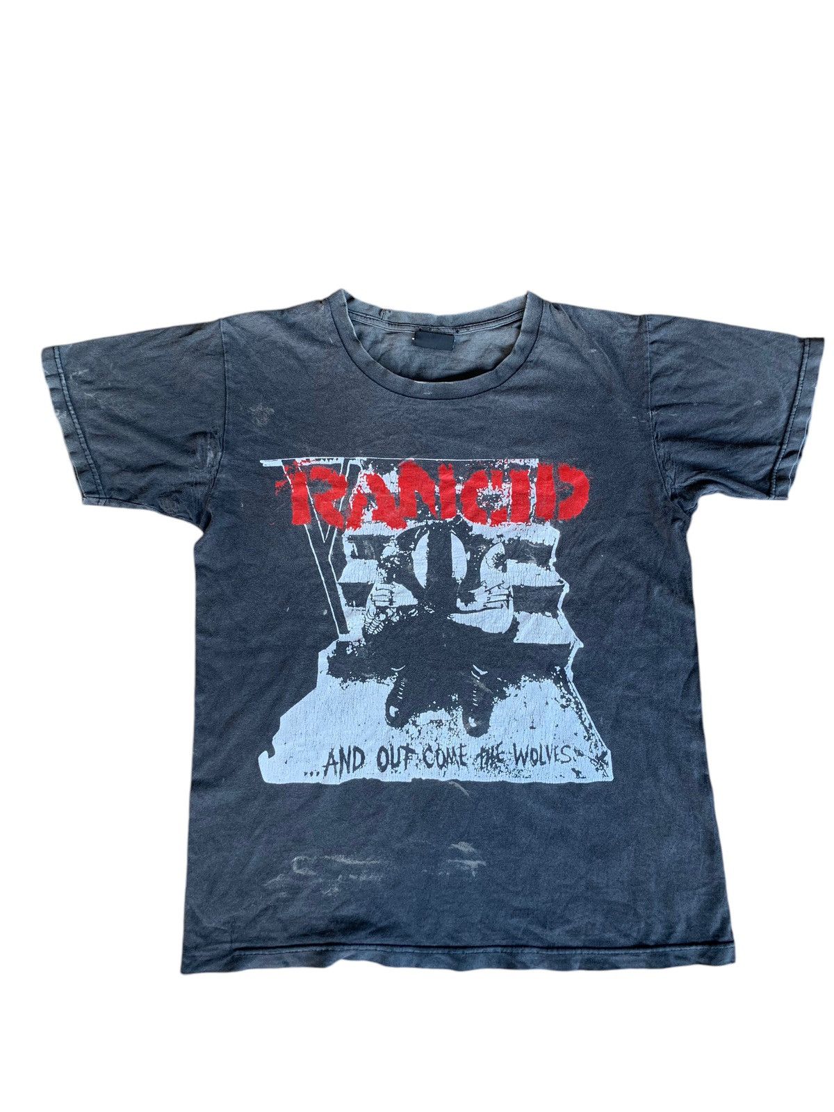 Band Tees × Vintage VINTAGE RANCID PUNK SUNFADED WALL OF FAME DISTRESSED SHIRT Size US S / EU 44-46 / 1 - 6 Thumbnail