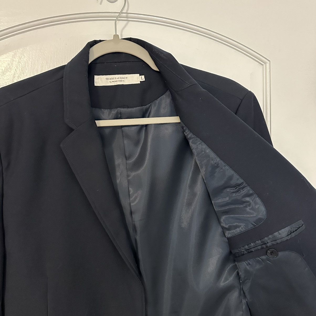 Shades Of Grey Shades of Grey by Micah Cohen Wool Blazer Jacket (Large) Size 42R - 5 Thumbnail