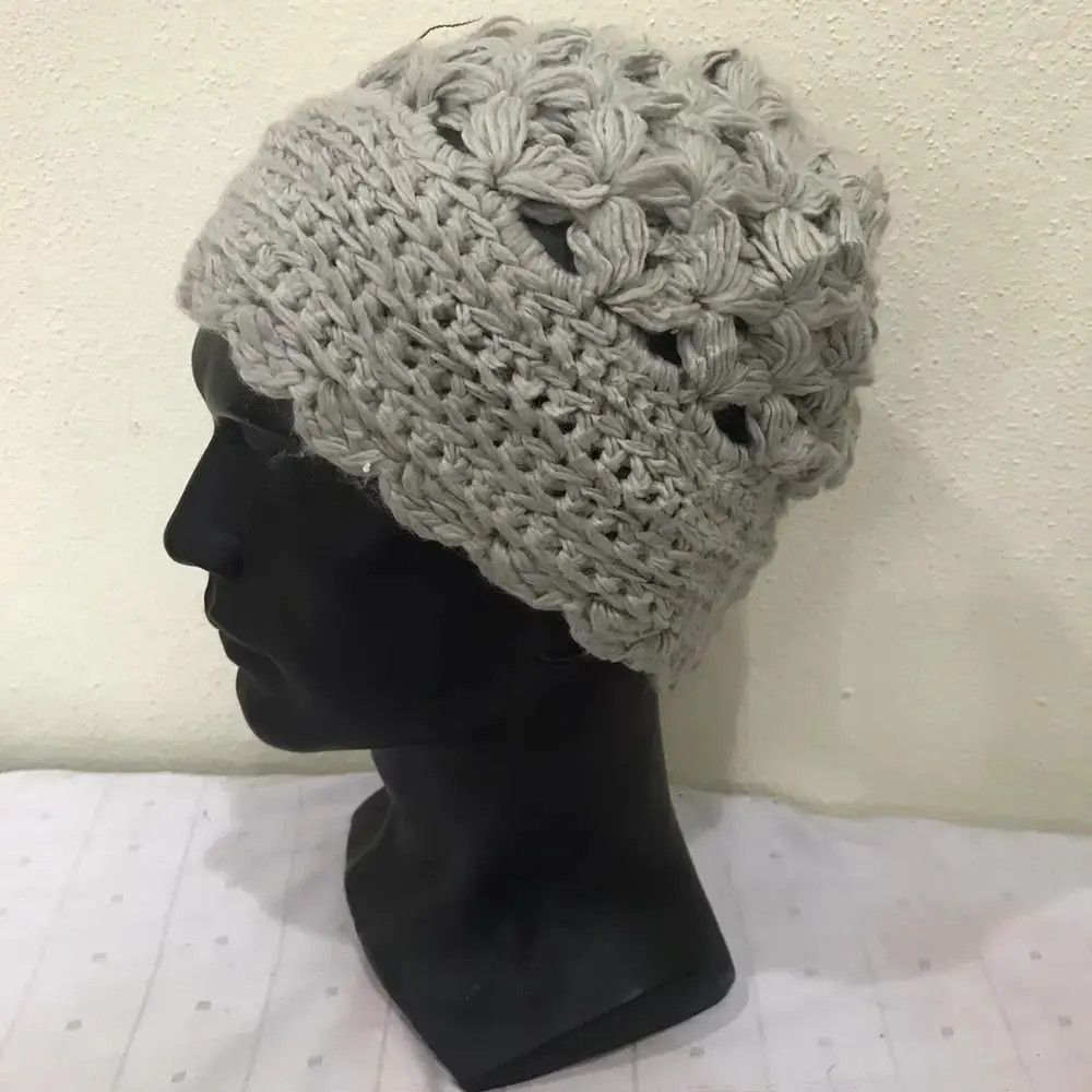 Japanese Brand × Vintage Blue Bleuet Knit Beanie Hat Size ONE SIZE - 2 Thumbnail