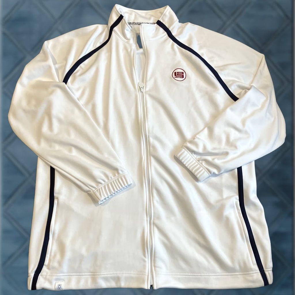 Nike VINTAGE Nike Lebron James Full Zip Track Jacket Los Angeles Lakers Size XXL White Men Size US XXL / EU 58 / 5 - 1 Thumbnail