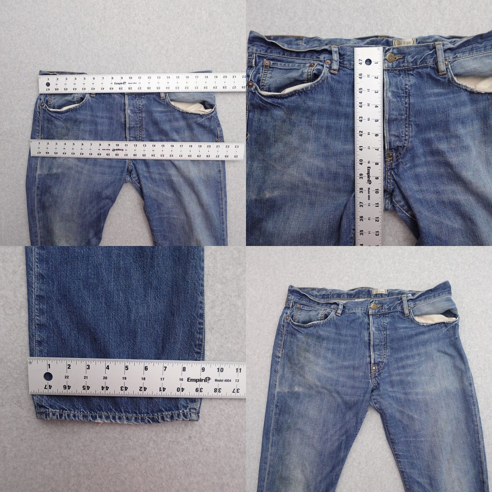 Polo Ralph Lauren VINTAGE Polo Ralph Lauren Jeans Adult Size 36 Blue Distressed Size US M / EU 48-50 / 2 - 8 Thumbnail