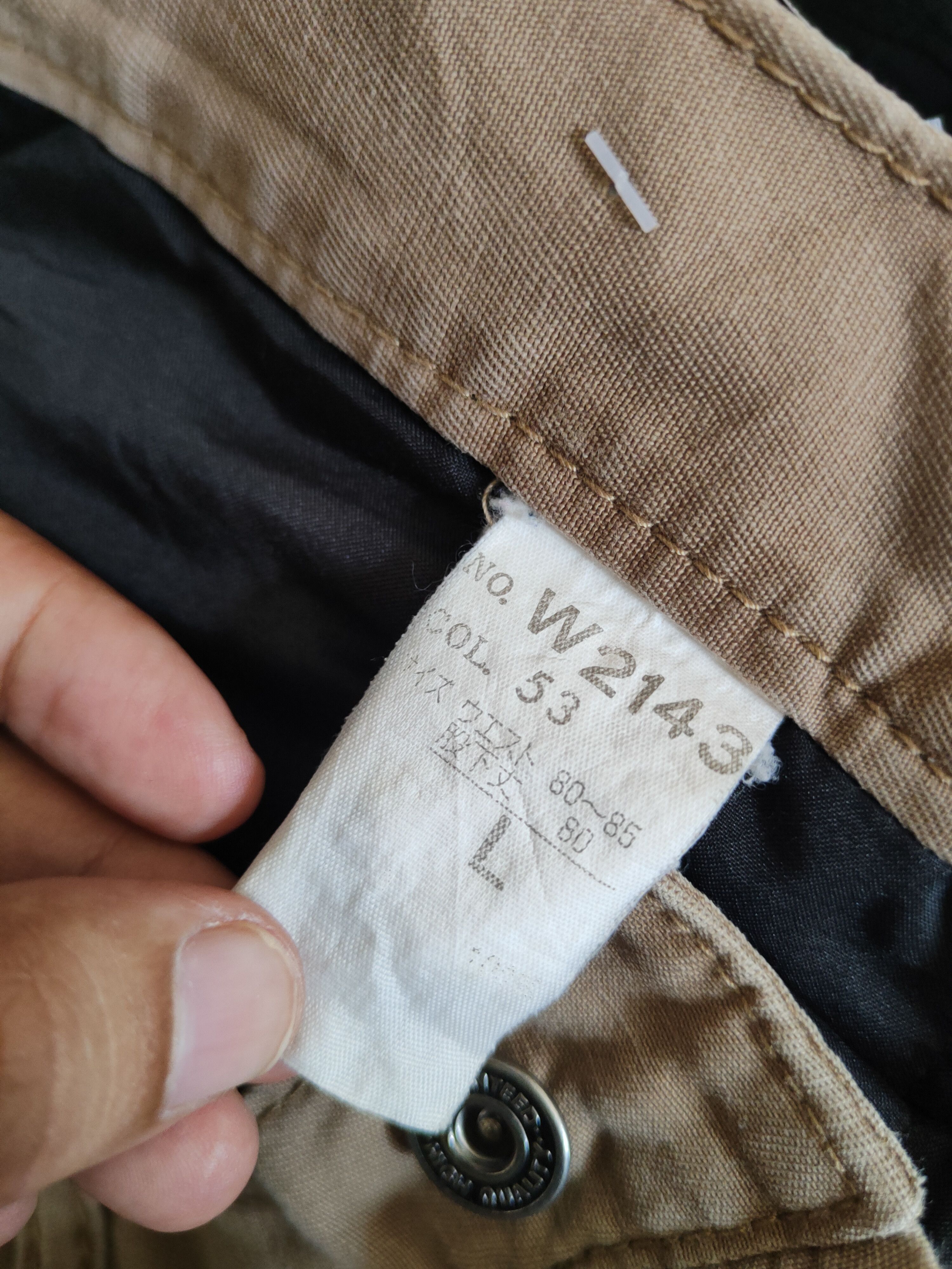 Japanese Brand DL Xebec Beige Multipocket Cargo Pants #46-077 Size US 32 / EU 48 - 13 Thumbnail
