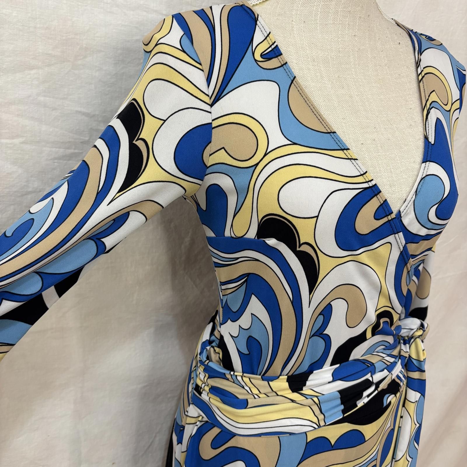 Other Y2K psychedelic print midi dress sz small Size S / US 4 / IT 40 - 2 Thumbnail