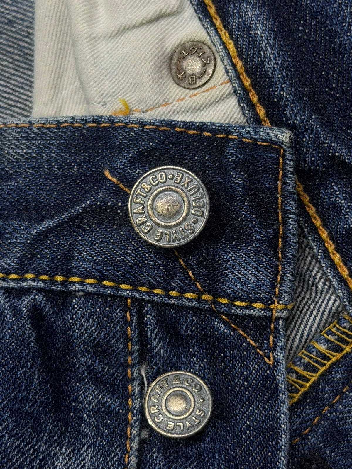Evisu Vintage 00s Evisu No.2 Lot 2001 Selvedge Japan Denim Jeans Size US 32 / EU 48 - 12 Thumbnail