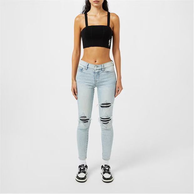Amiri o1g2r1mq0824 Jeans in Denim Blue Size 24" / US 00 / IT 34 - 6 Thumbnail