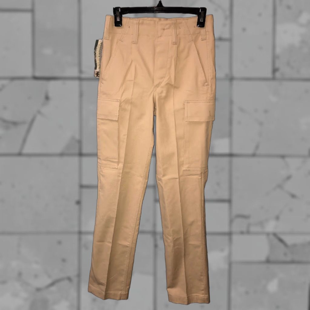 Vintage Winnen And Sturn Mens Beige Multi Pocket Pants 30 X 30(27 In X 32 In)Pleated NEW Size US 32 / EU 48 - 1 Thumbnail