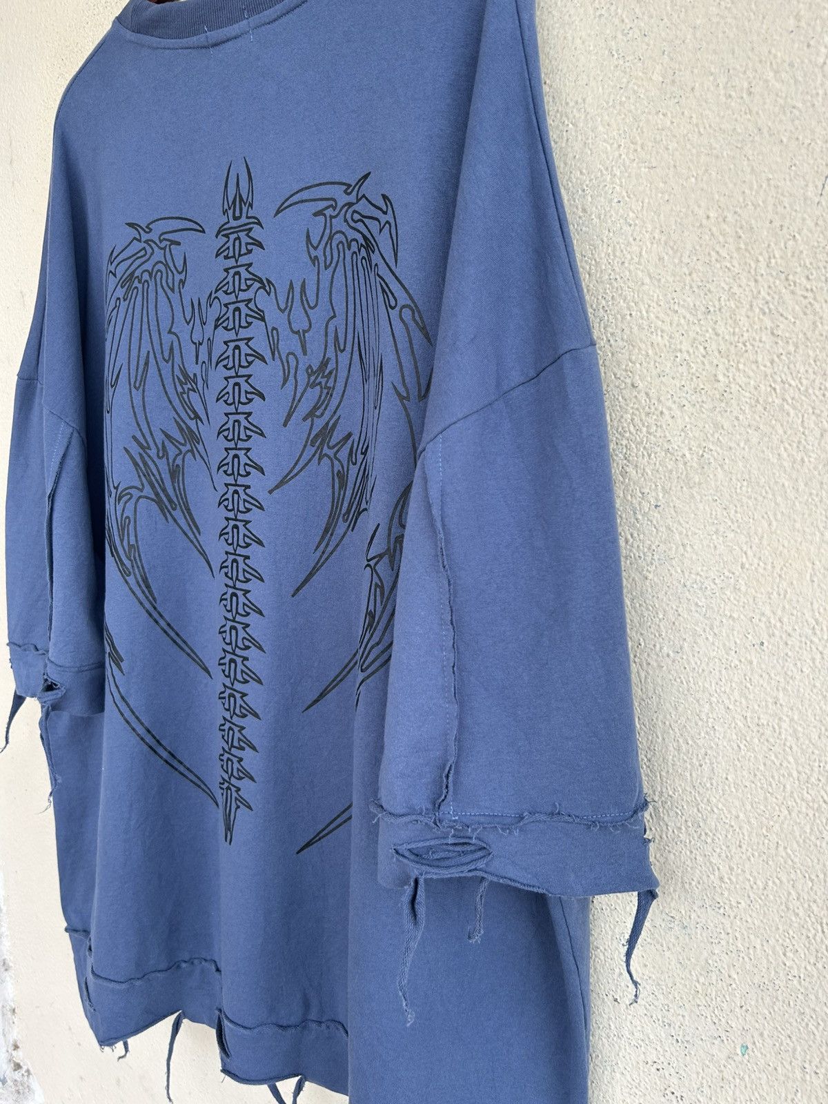 Japanese Brand Volcan & Aphrodite Art Distressed Oversized Sweatshirt Size US L / EU 52-54 / 3 - 9 Thumbnail